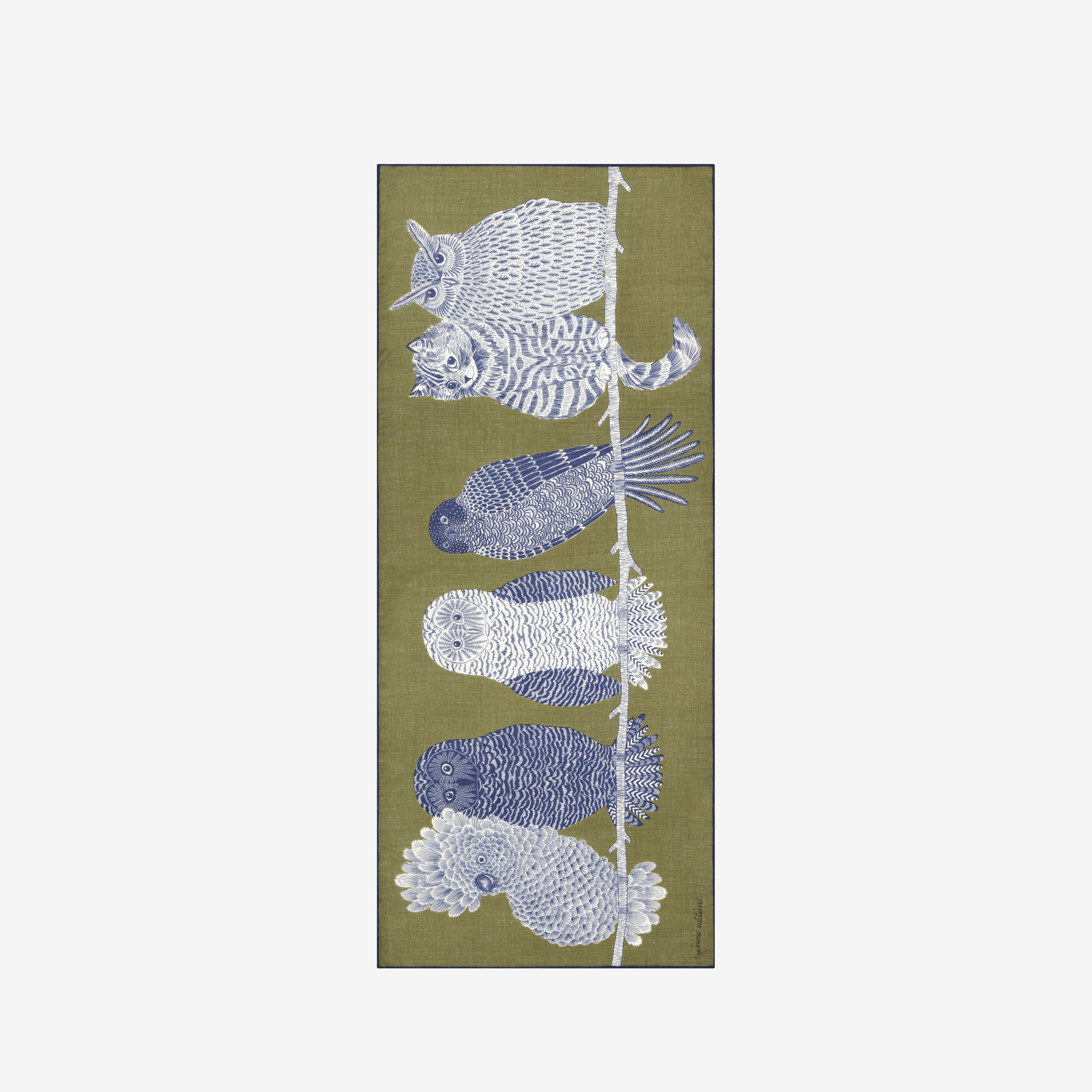 Scarf 80 - Chouette - Khaki