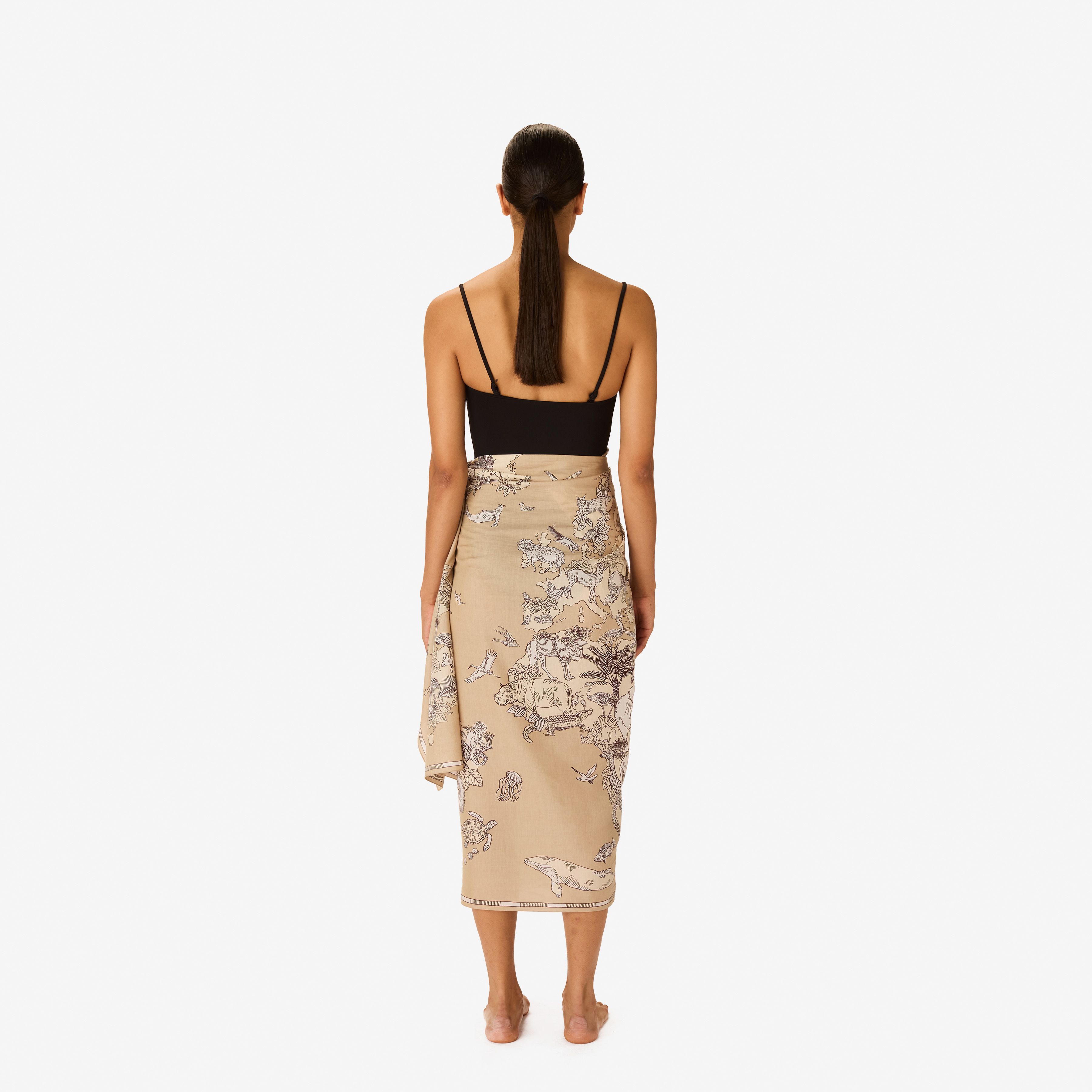 Schal 100 - Atlas - Natürlich