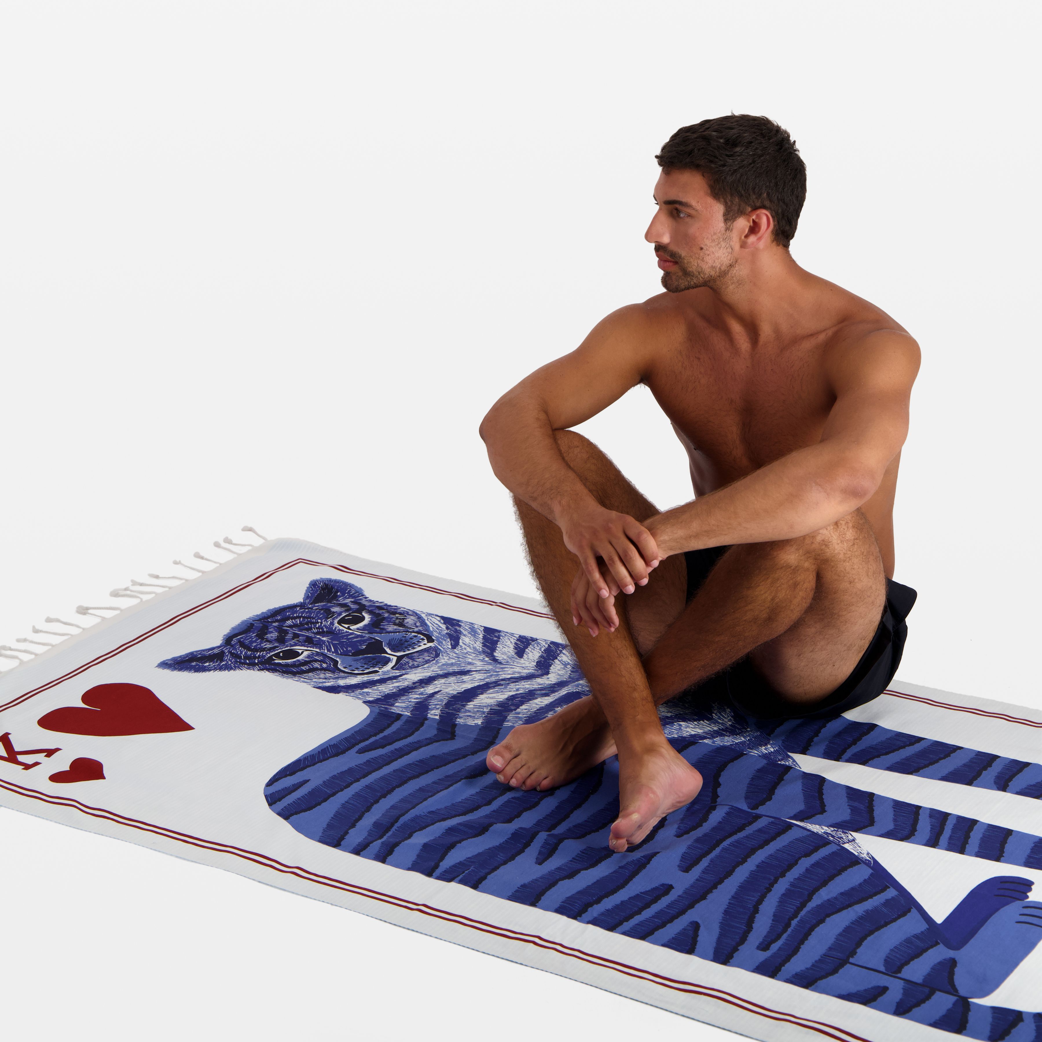 Fouta 100 - King - Bleu