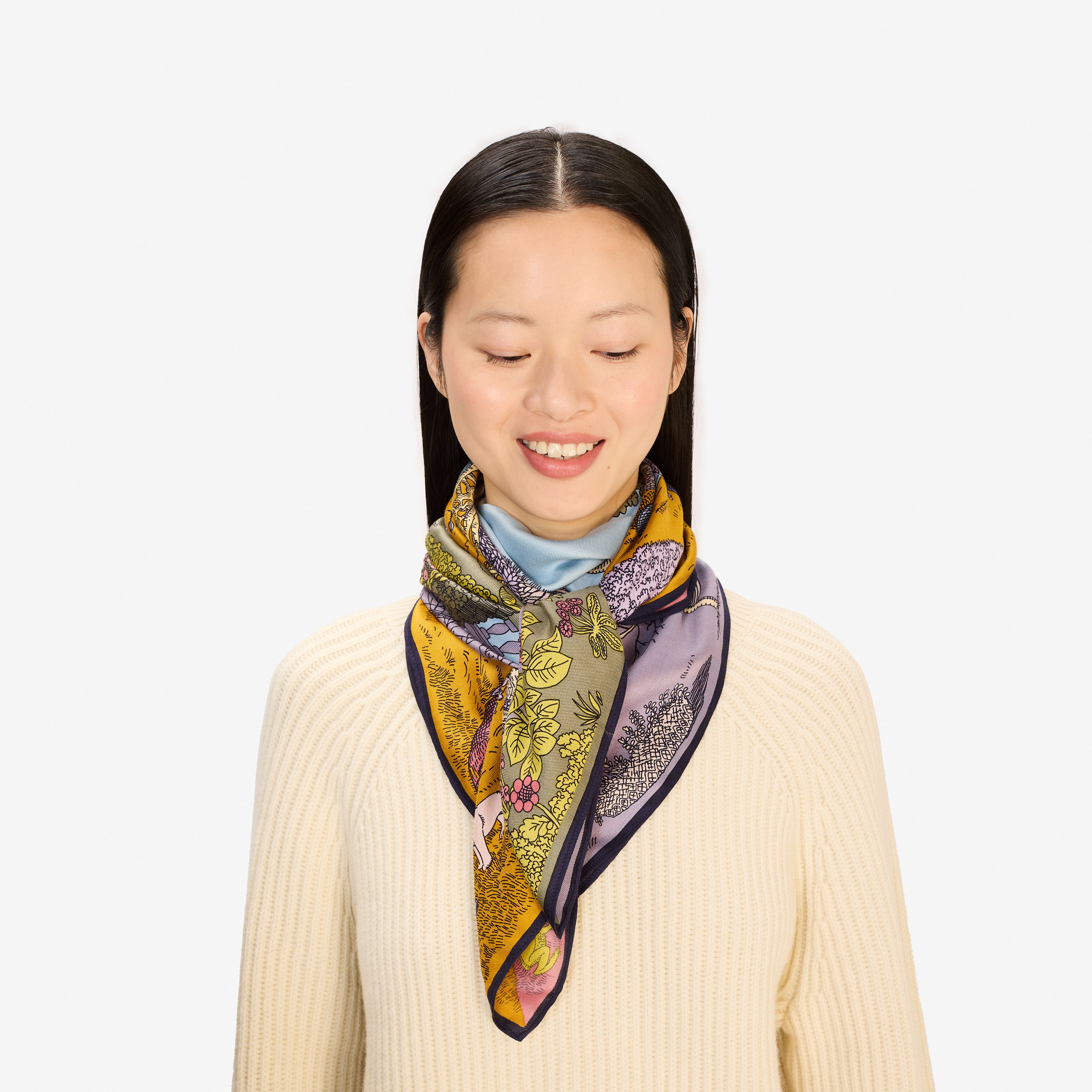 Carré 100 - Quatre Saisons - Pastel