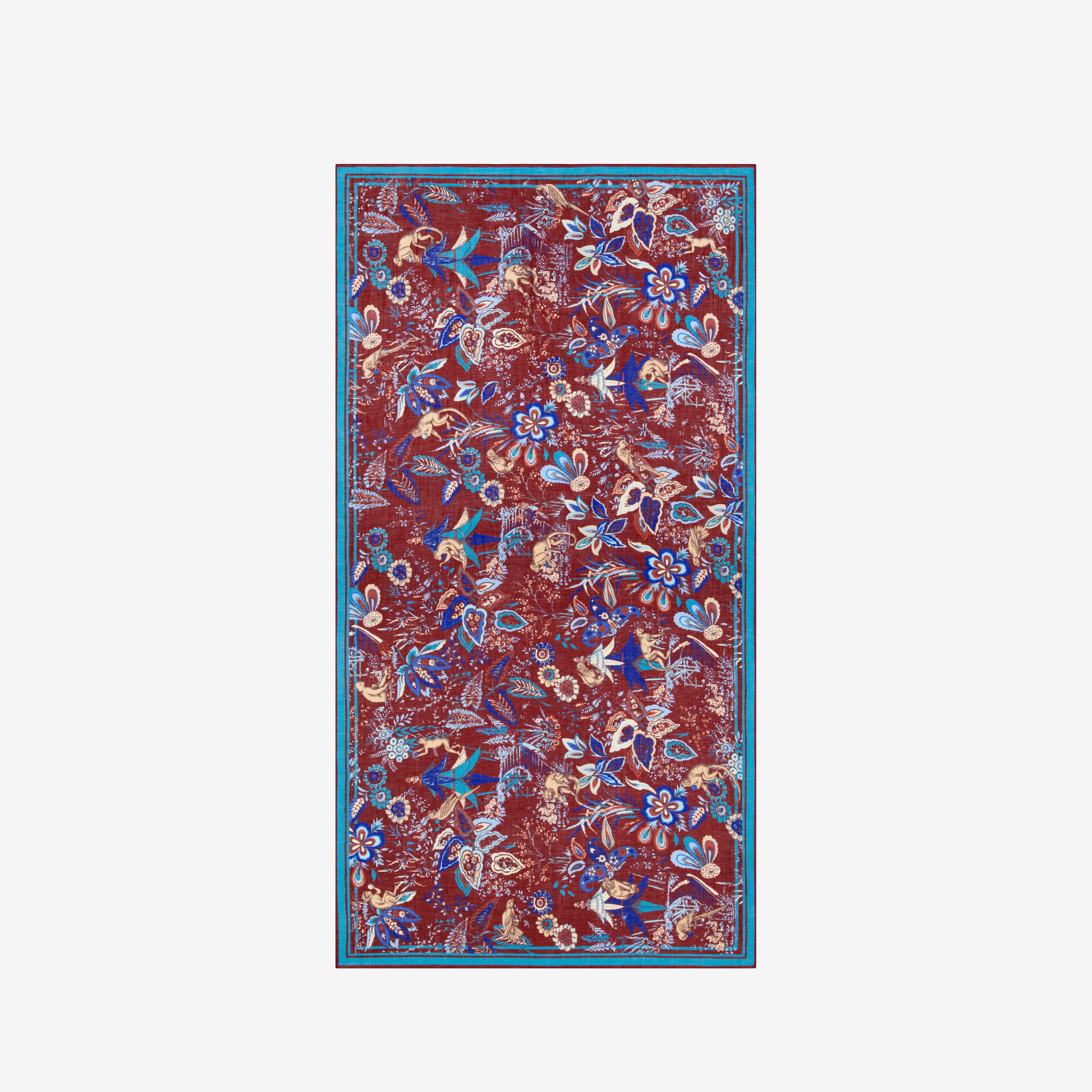 Écharpe 100 - Pagode - Turquoise