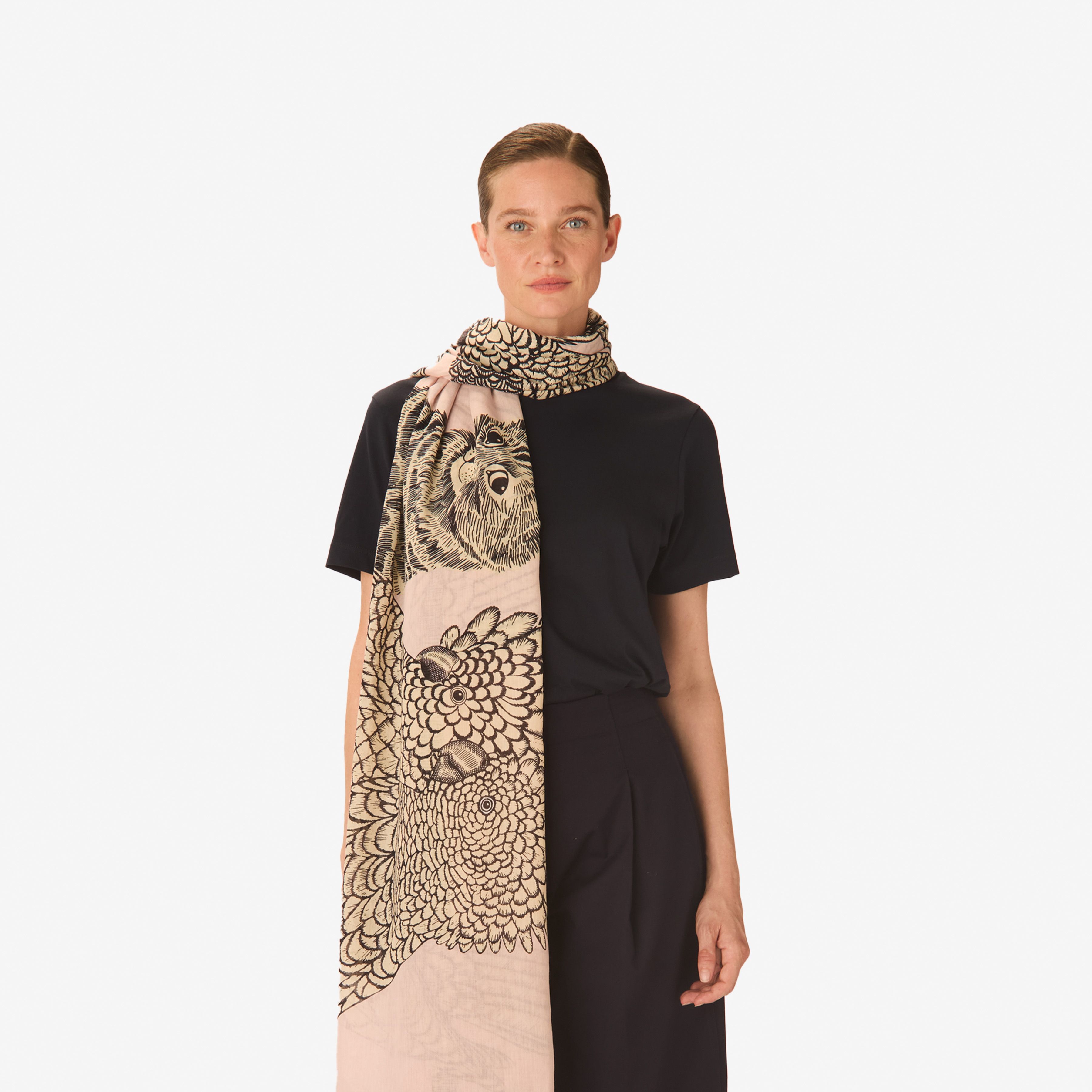 Écharpe 100 - Caracat - Nude