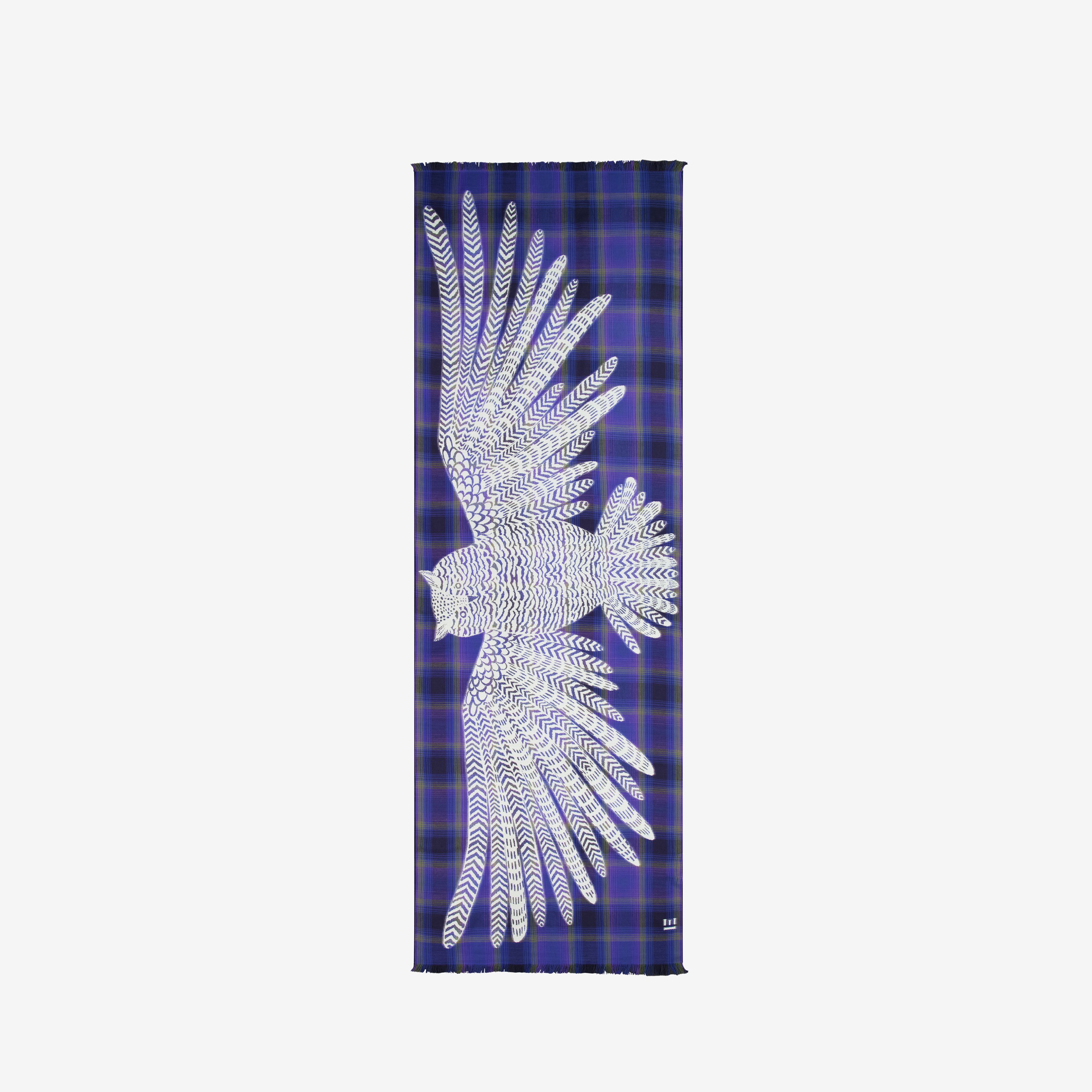 Scarf 70 3D - Hedwige - Purple
