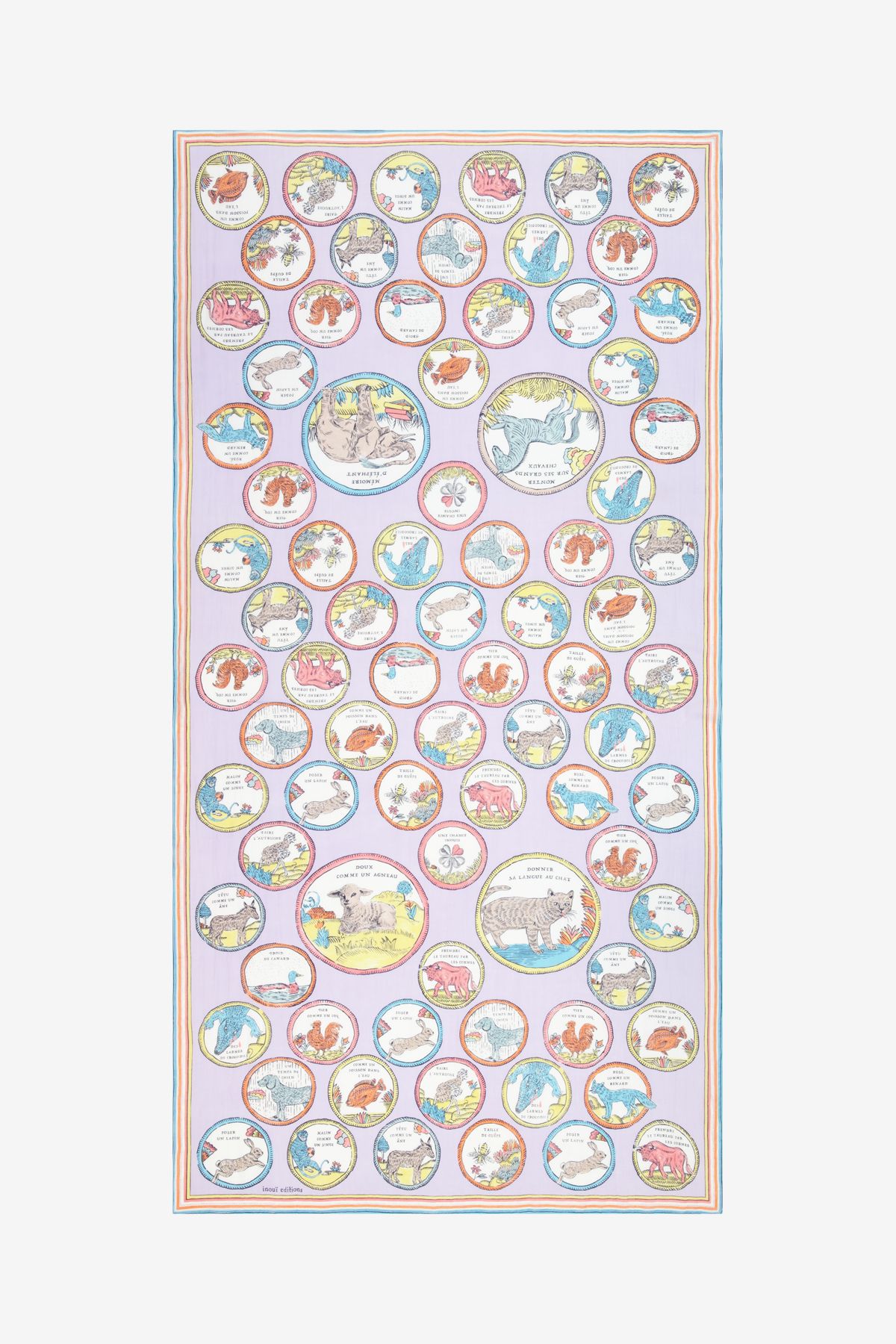 Écharpe 100 - Chance Inoui - Lila