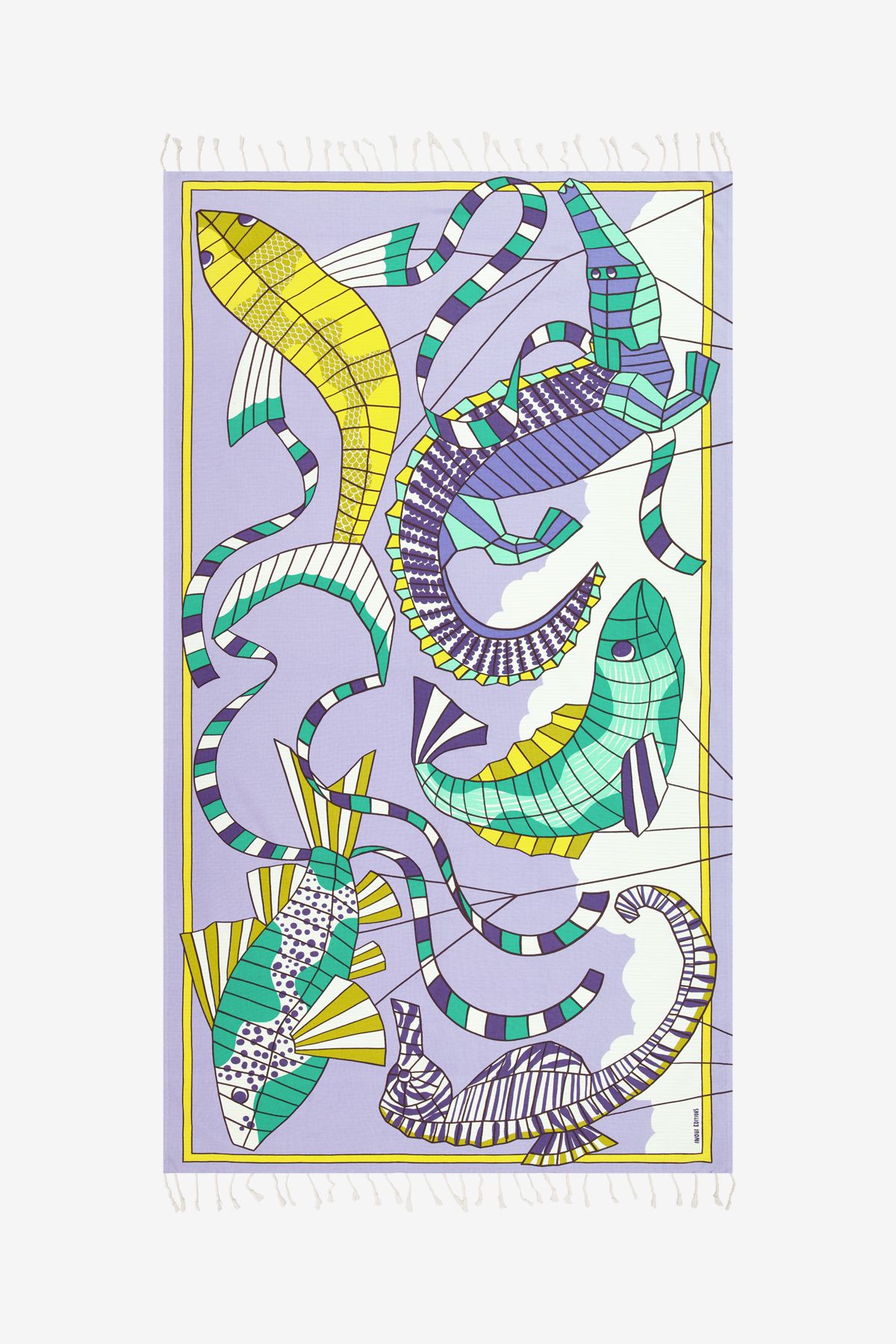 Fouta 100 - Cerfs Volants - Parme