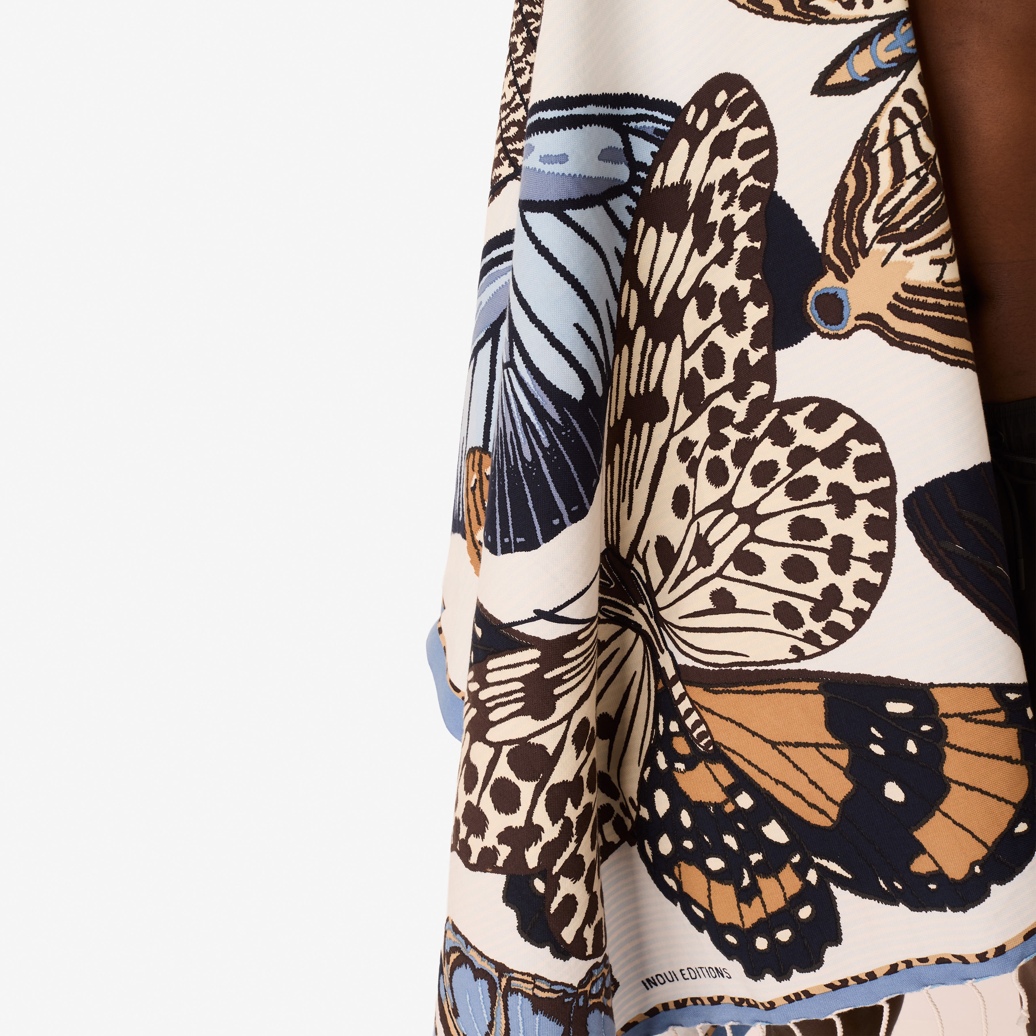 Fouta 100 - Papillons - Beige