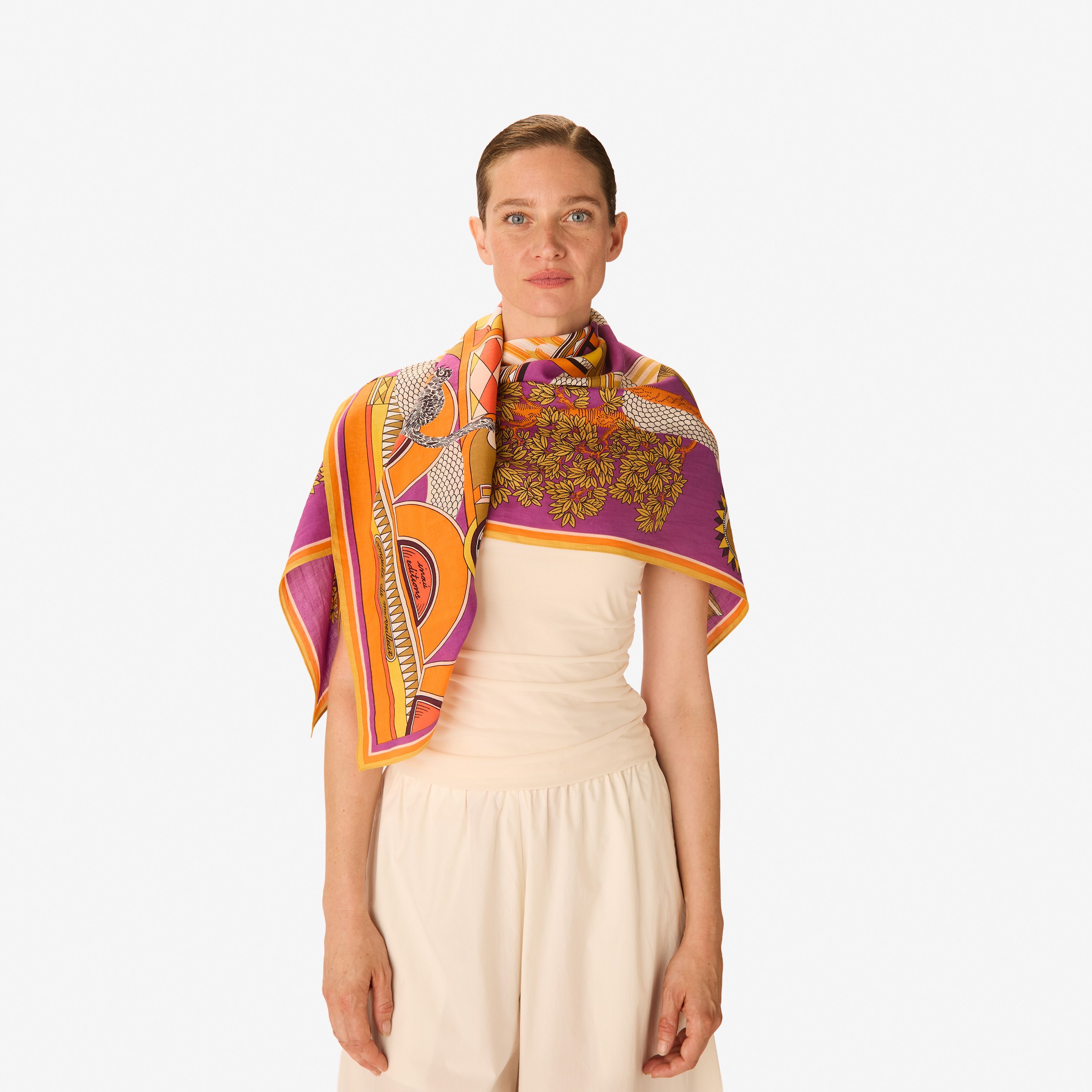 Carré 100 - Taj - Violet