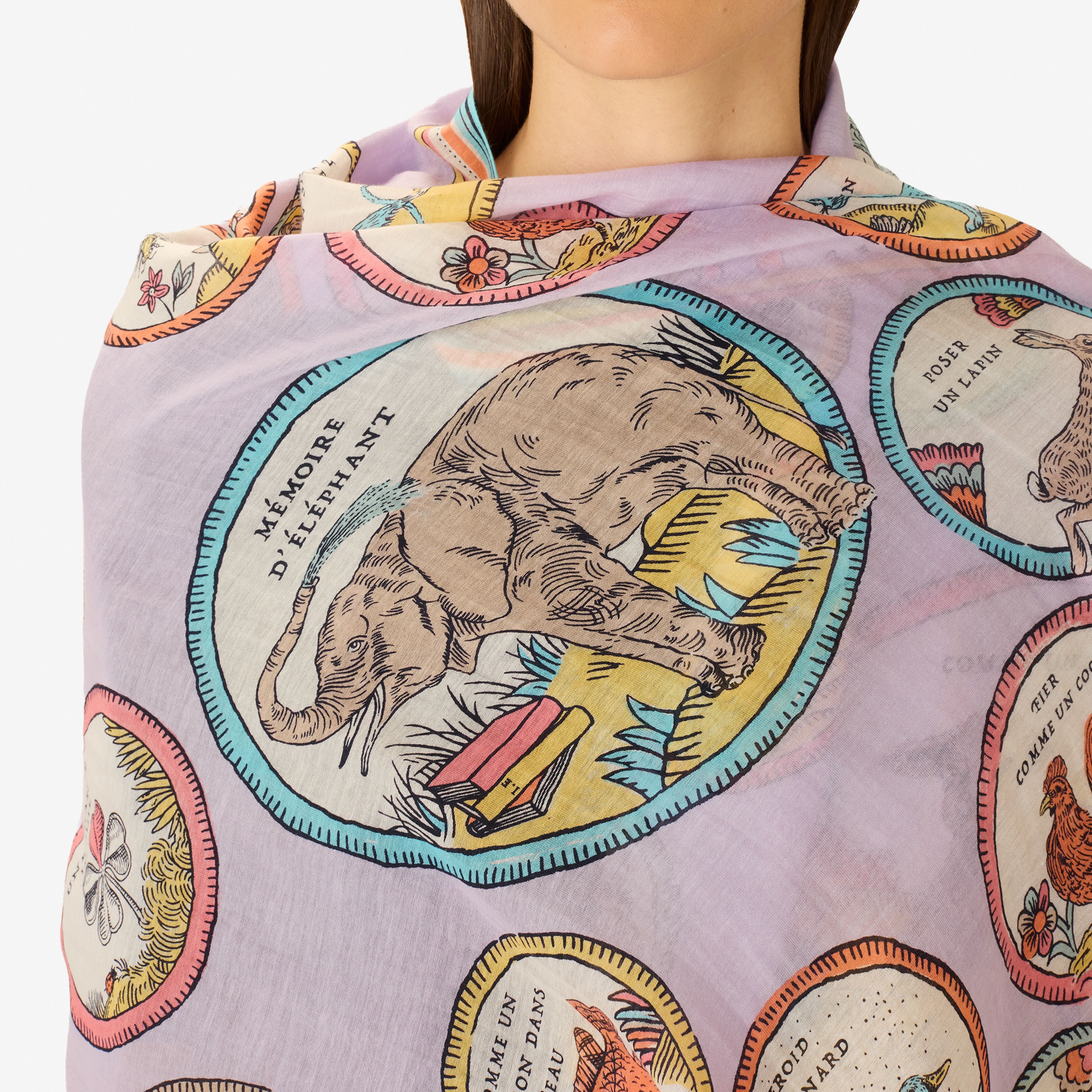 Écharpe 100 - Chance Inoui - Lila