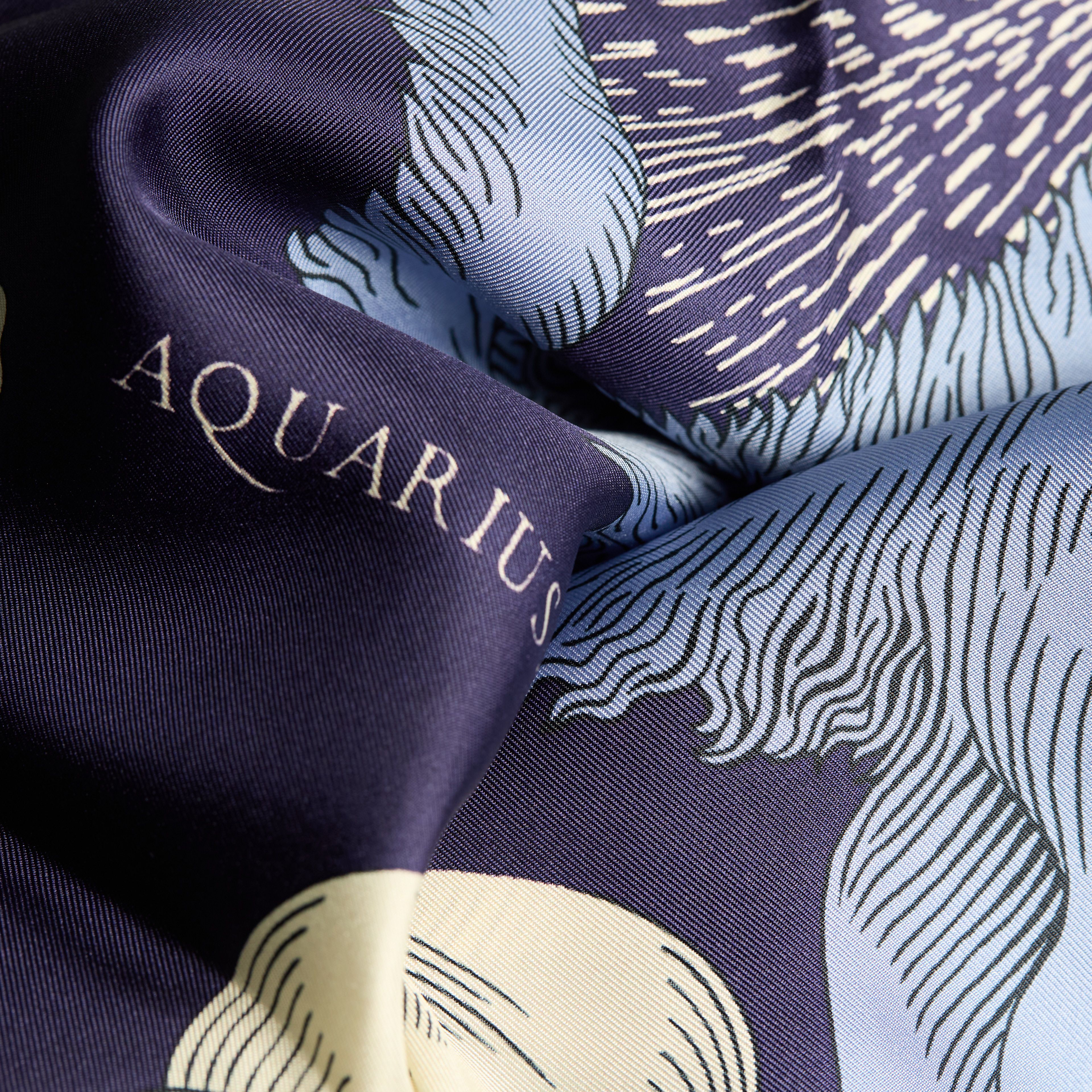 Square 65 - Astro Aquarius - Blue