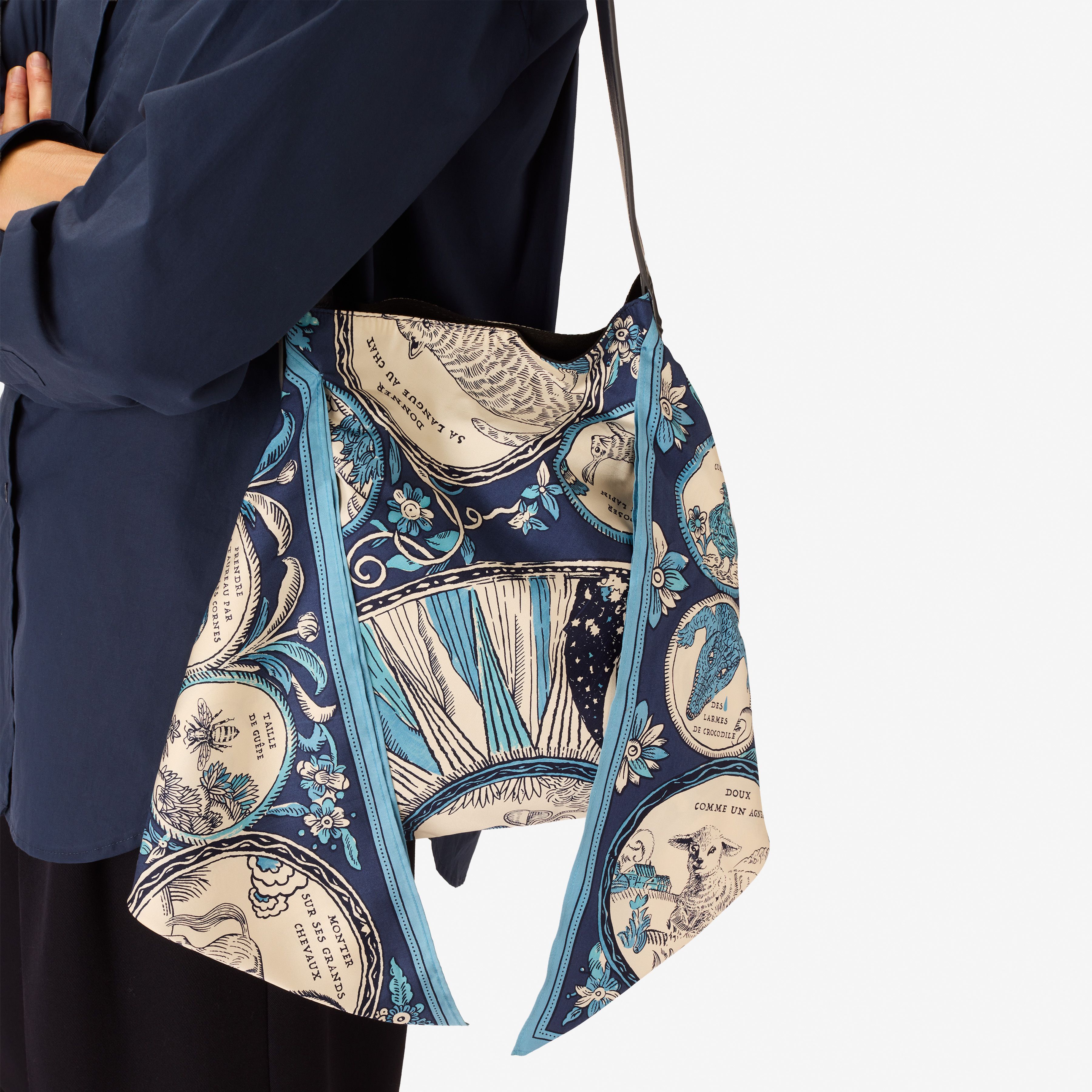 Bolso Scarf - Chance Inoui - Azul Marino