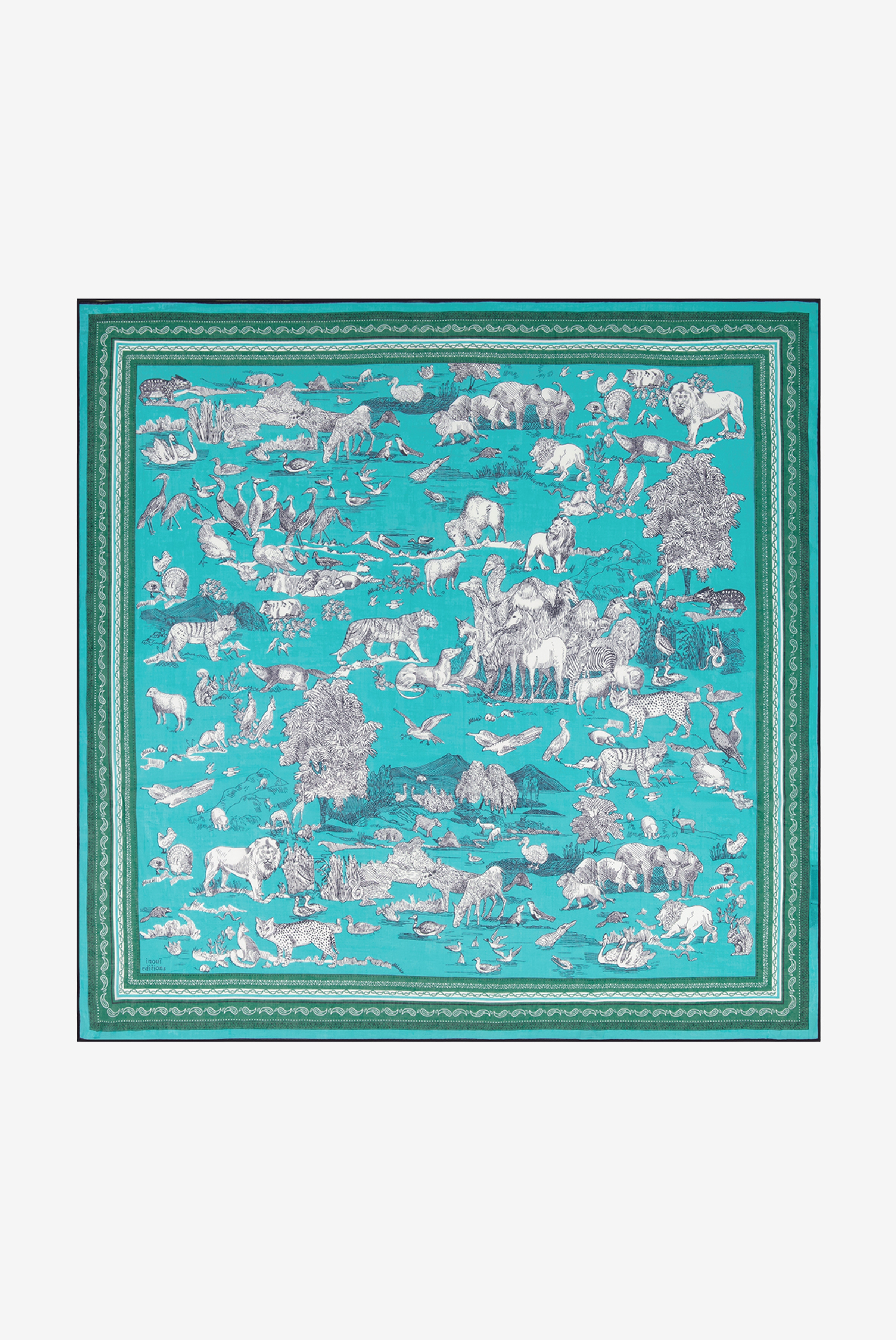 Square 130 - Reverie - Turquoise