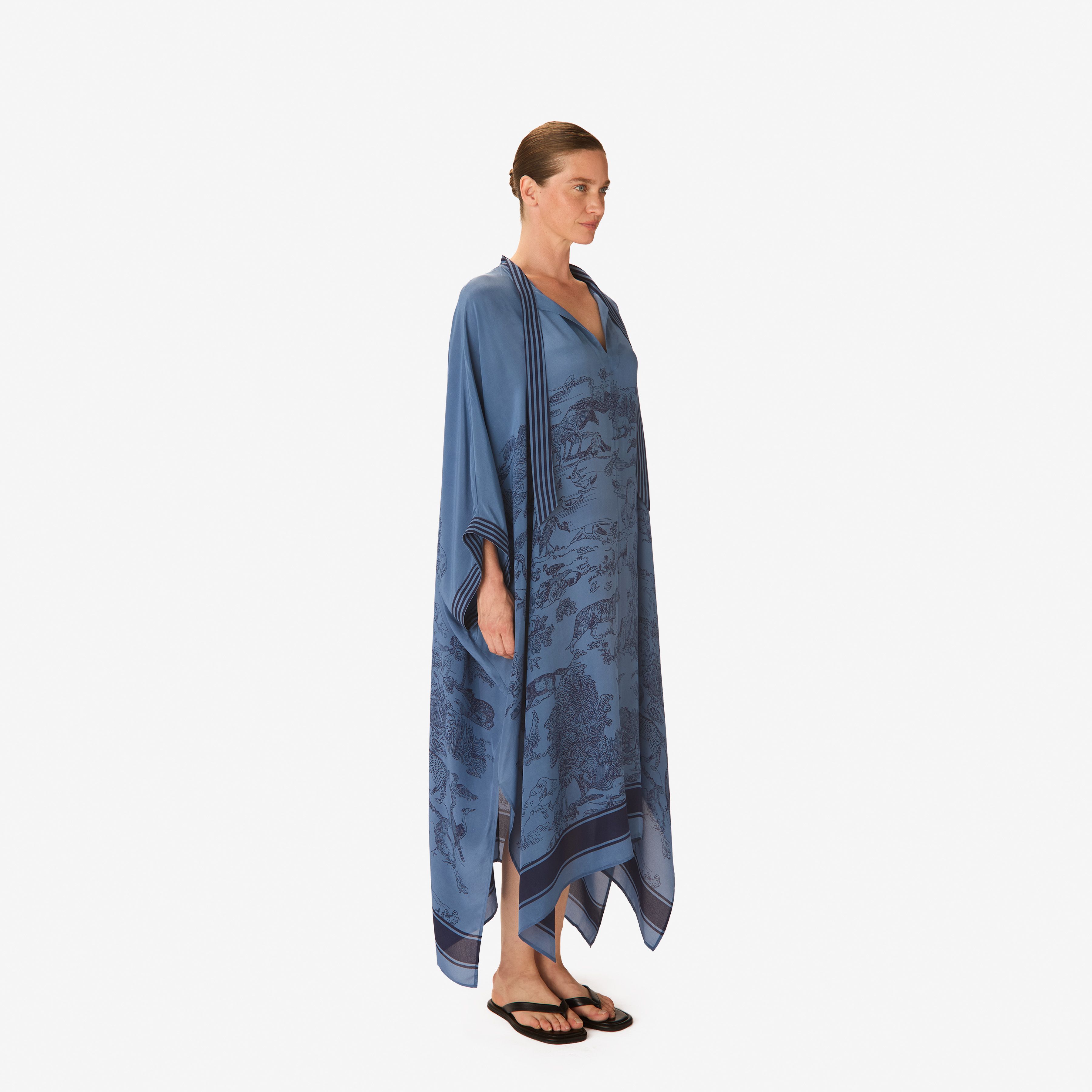 Kaftan Long – Reverie – Bleu Marine