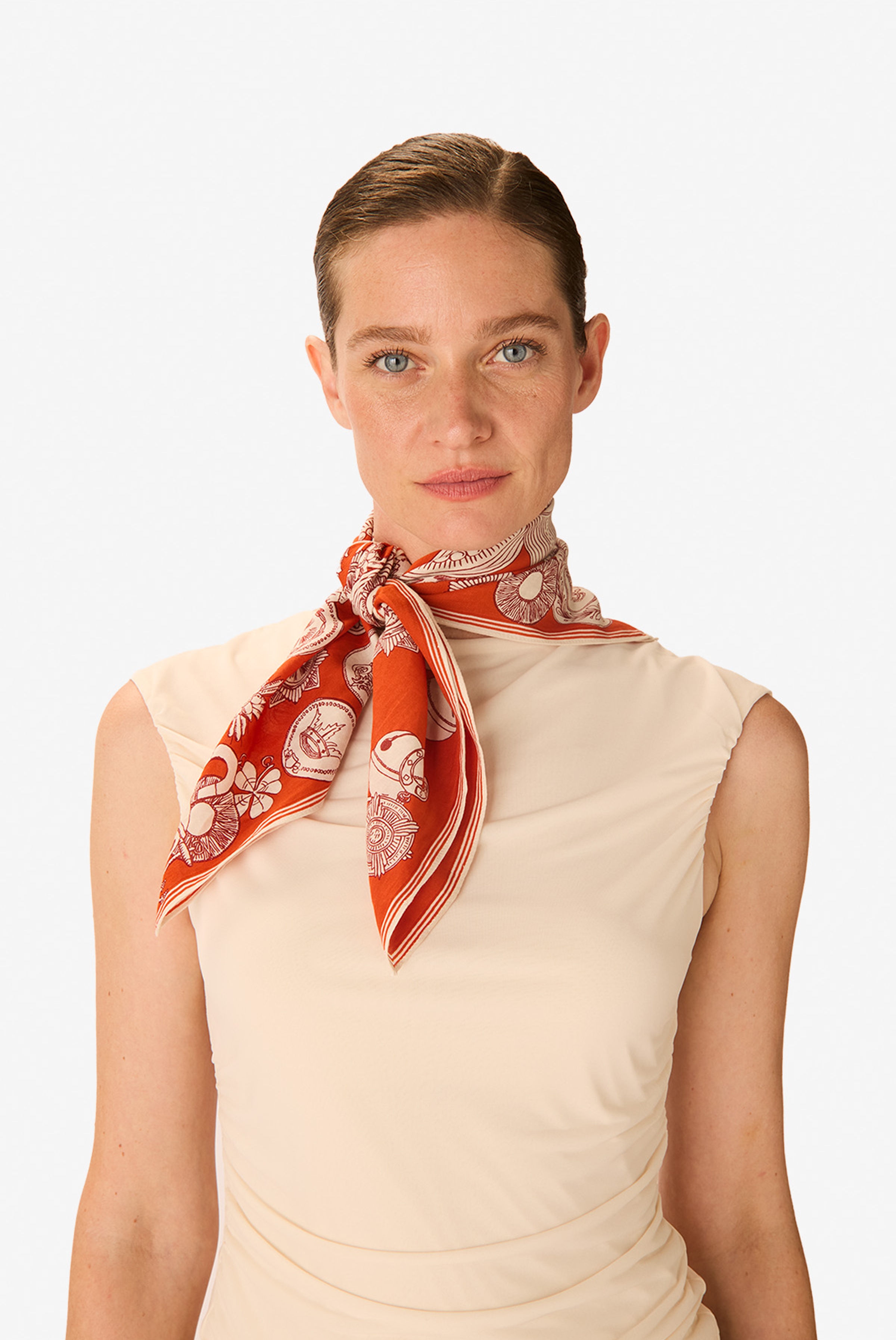 Carré 65 - Octopus - Rouge