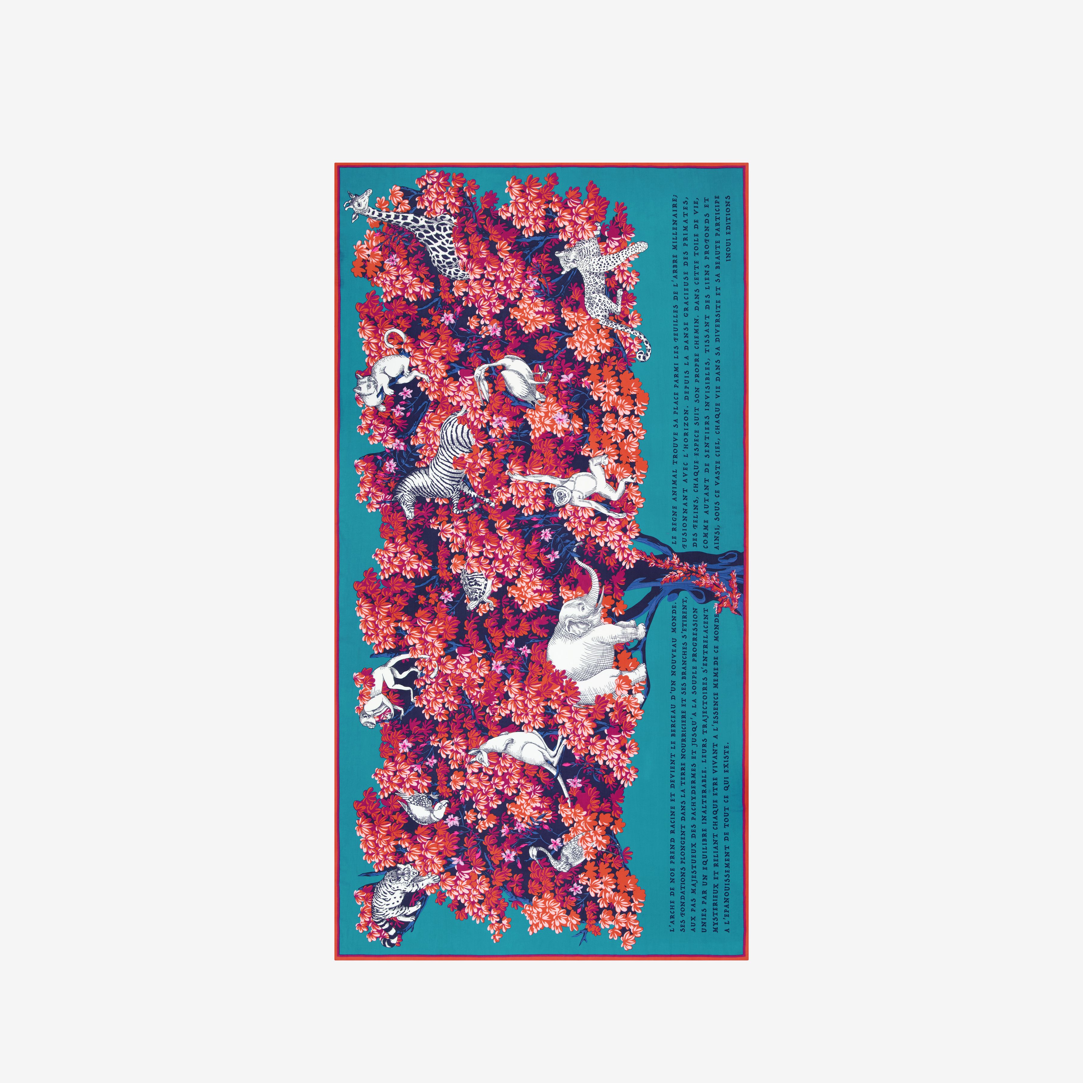 Scarf 100 - Bestiaire - Pink
