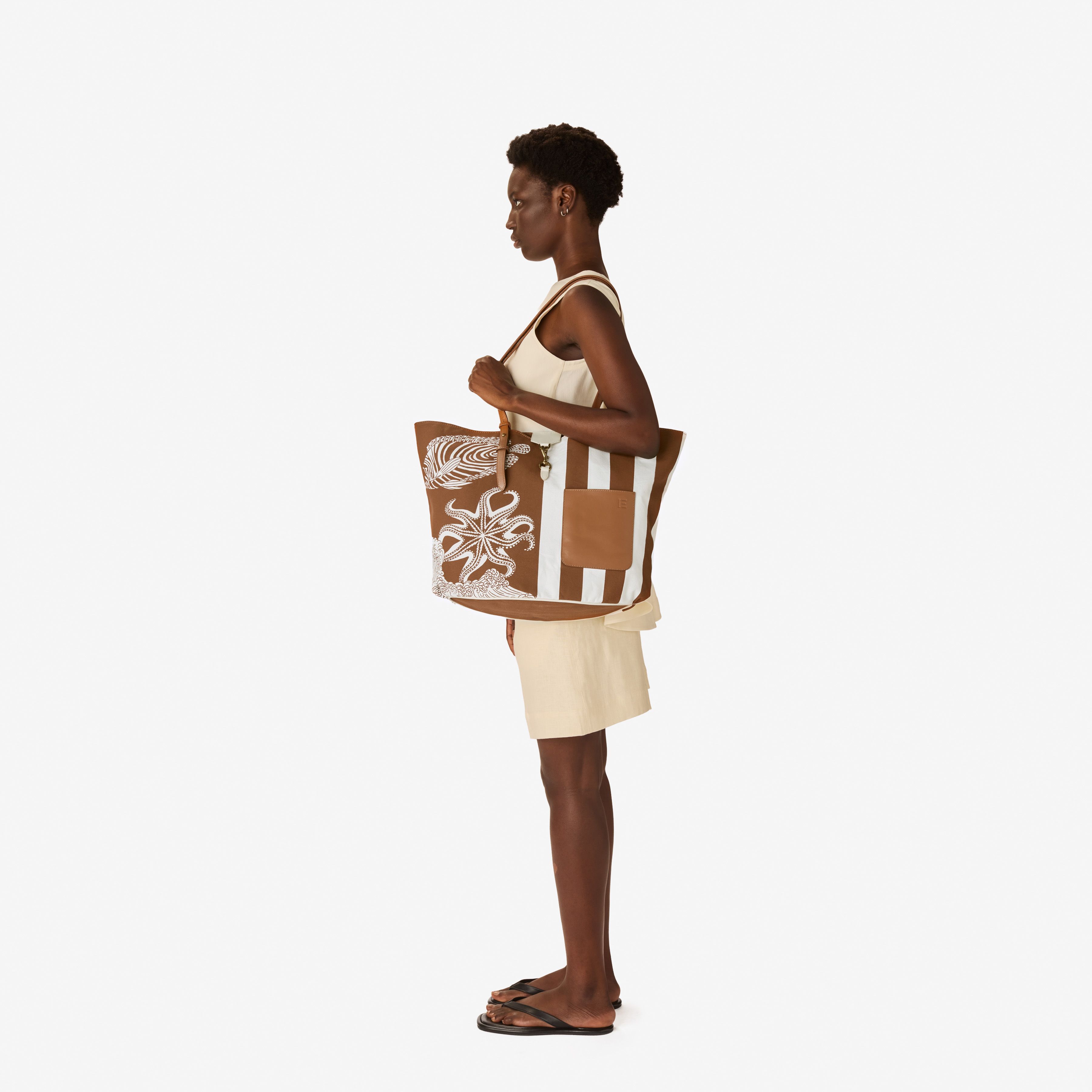 Sac Soft Shopping - Poseidon - Marron