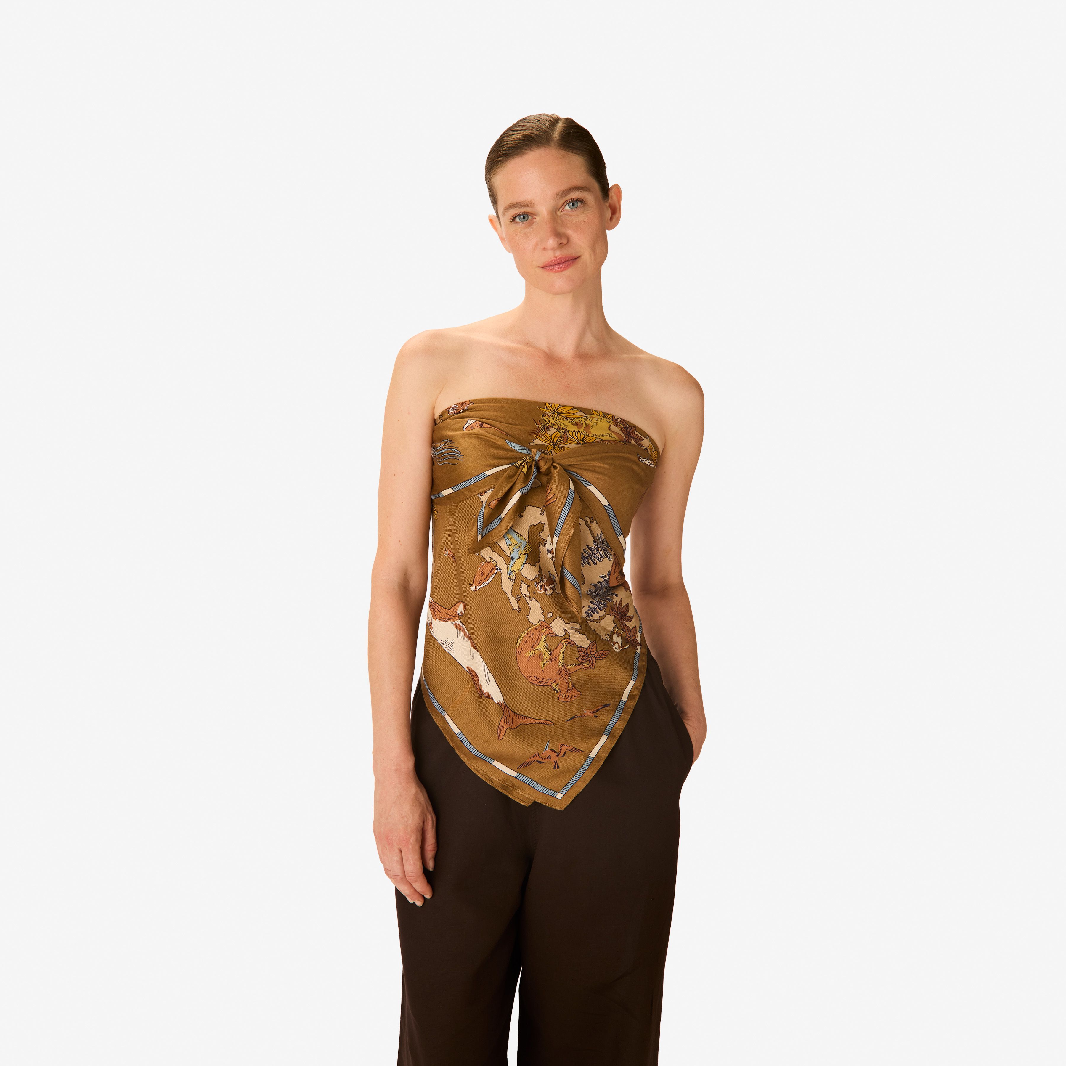 Carré 130 - Atlas - Beige