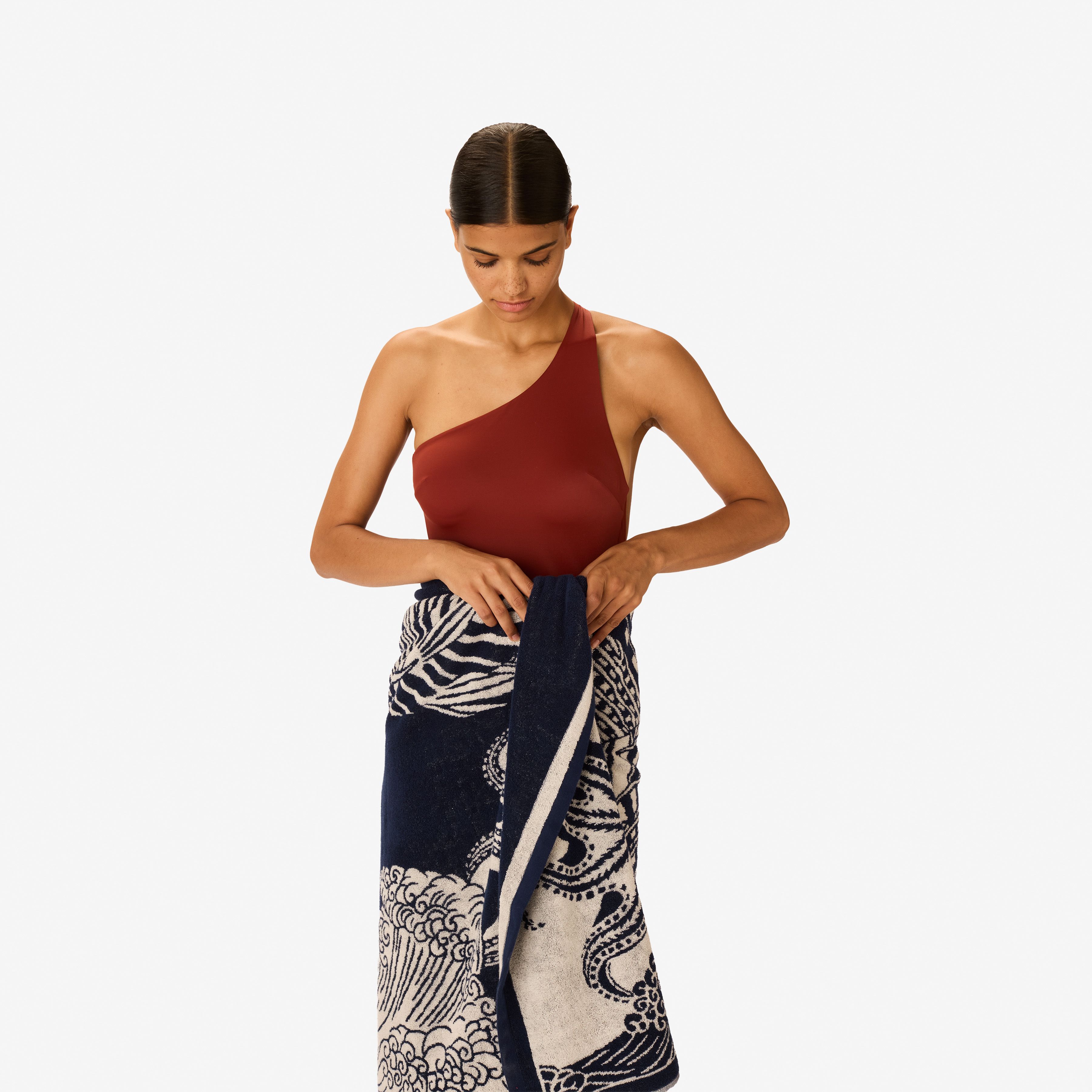 Beach Towel 100 - Poseidon - Navy