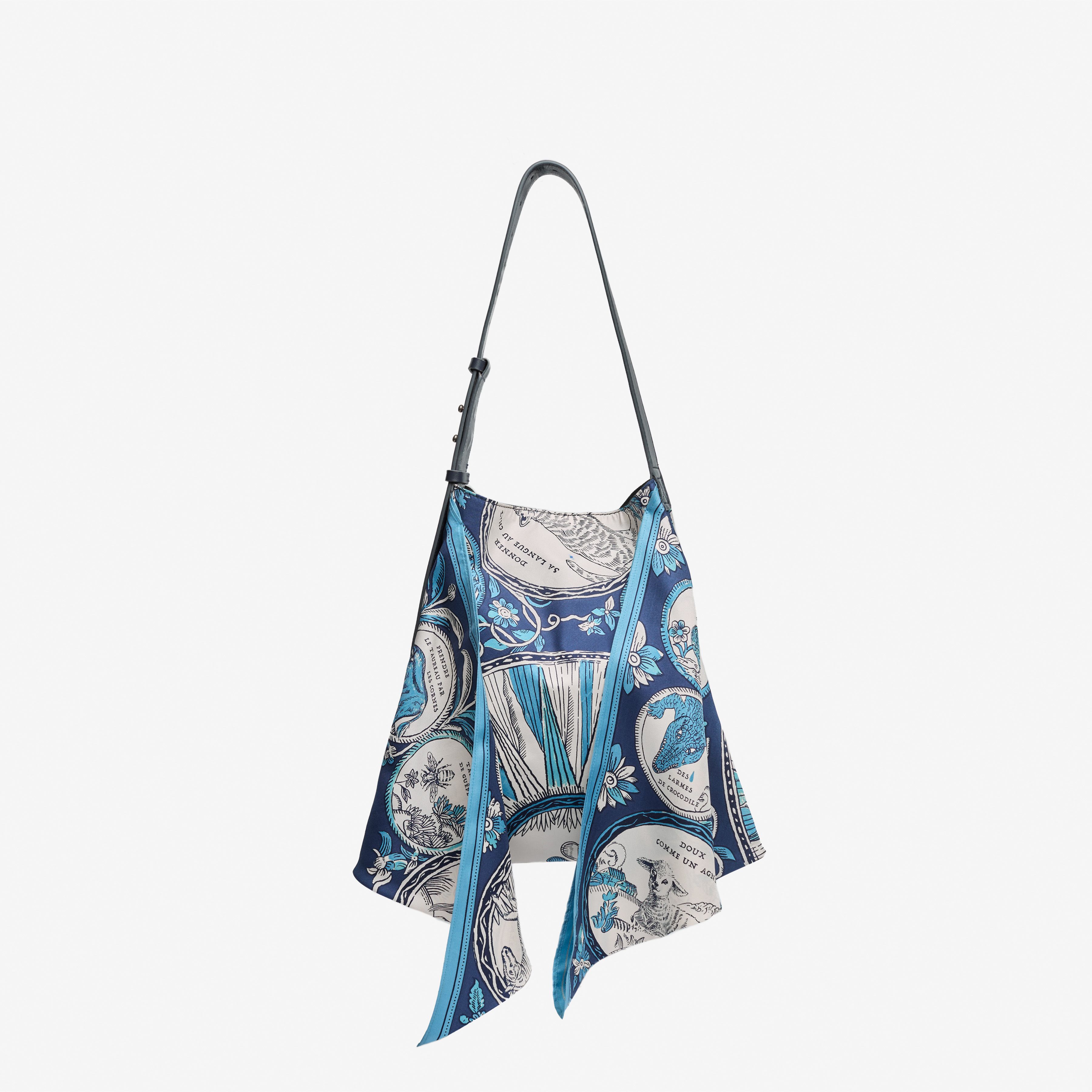 Bolso Scarf - Chance Inoui - Azul Marino