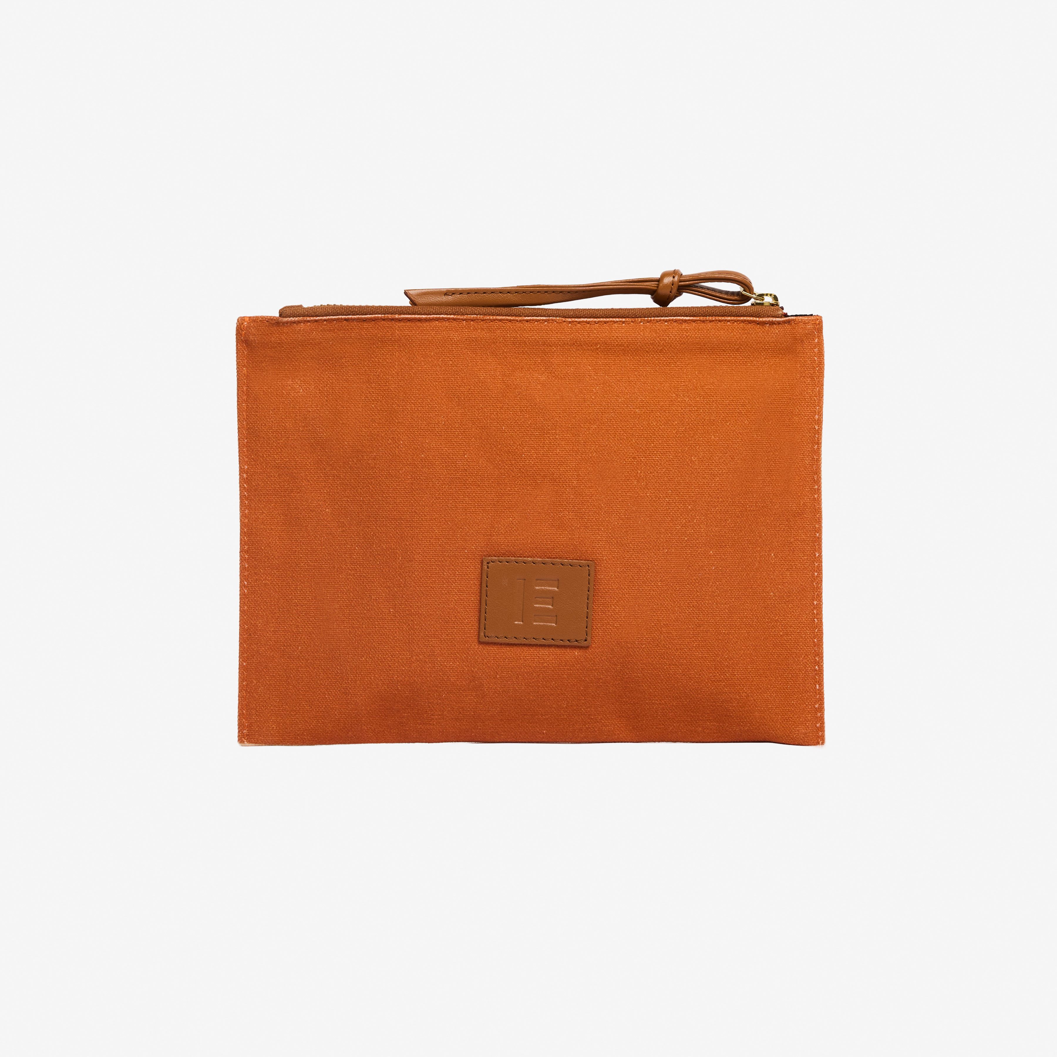 Pochette Brodée - Paris Neuvieme - Beige