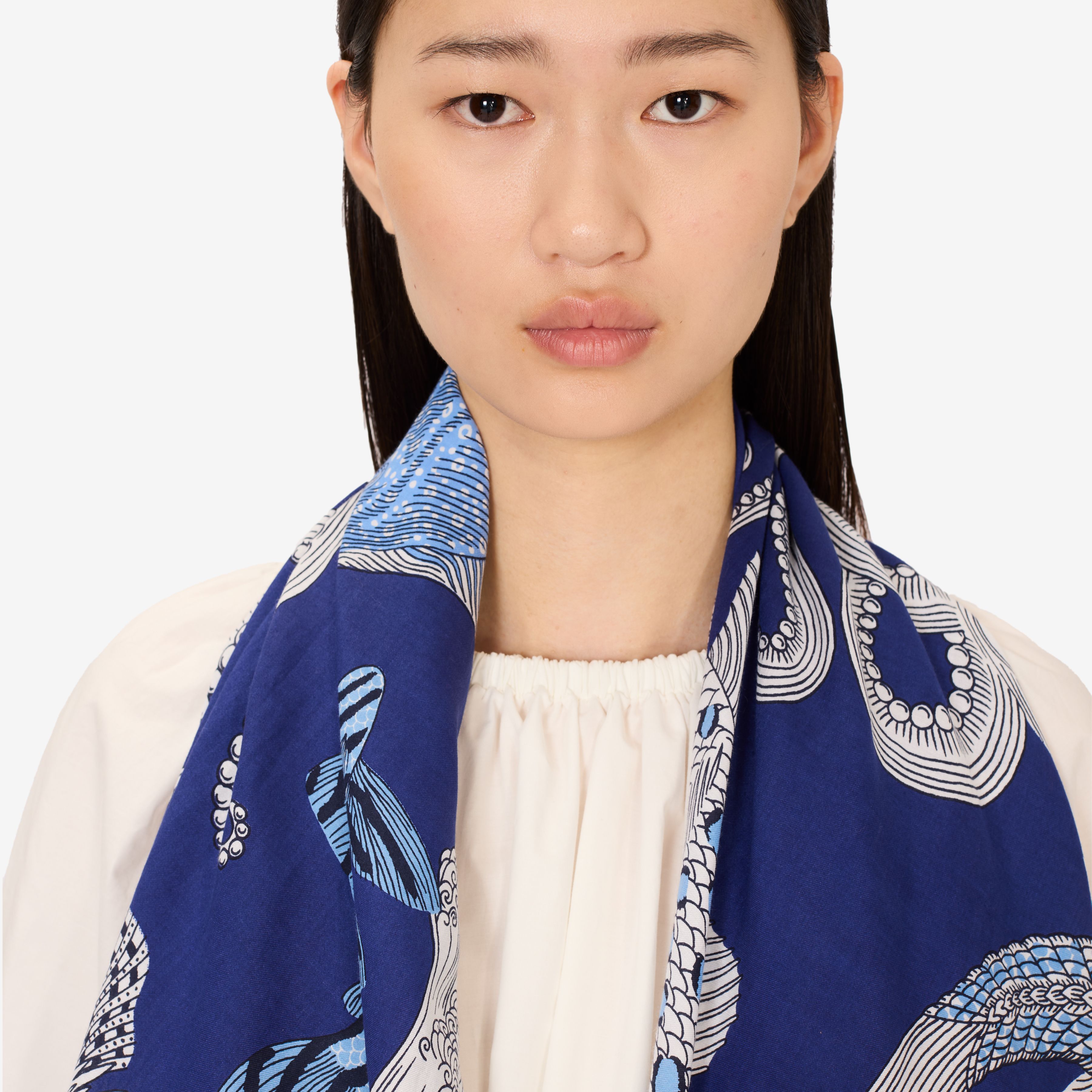 Écharpe  100 - Poseidon - Bleu