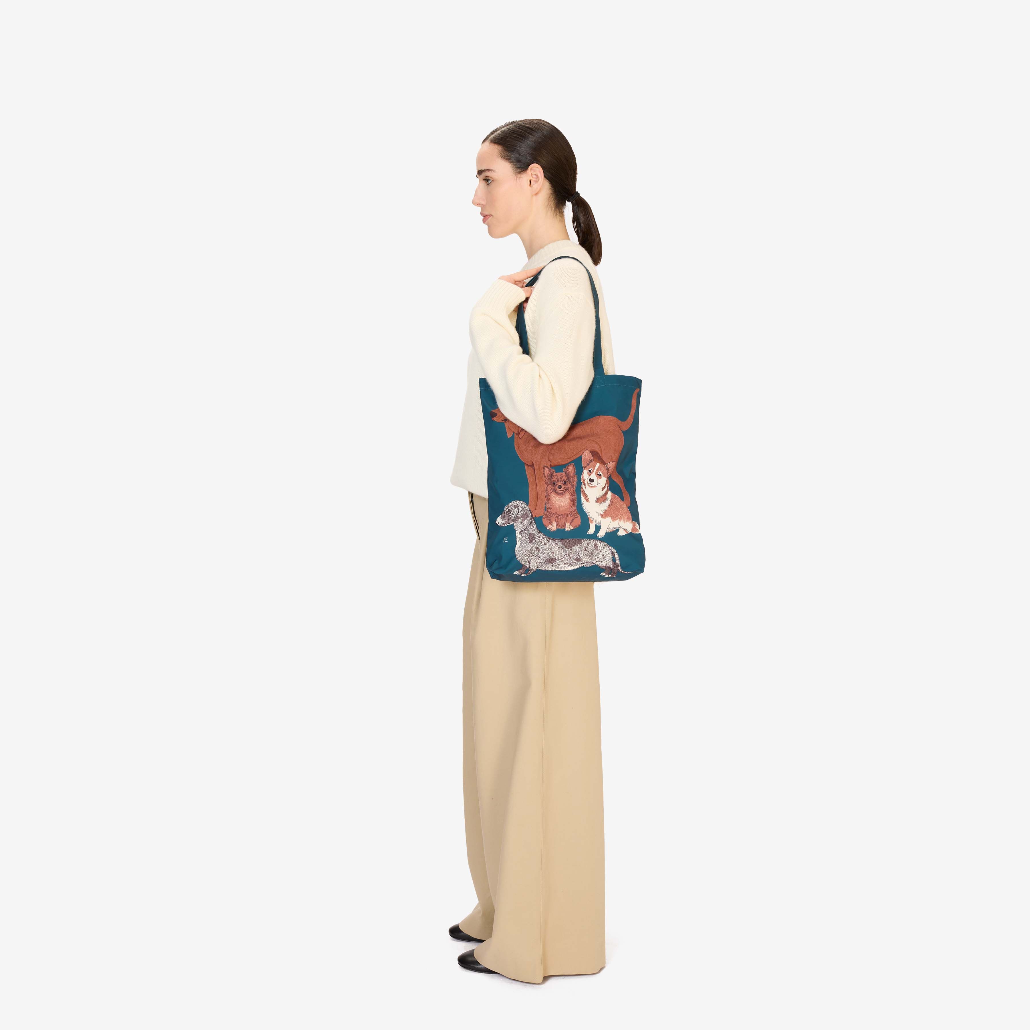 Shopper Bag - Toutou - Duck Blue