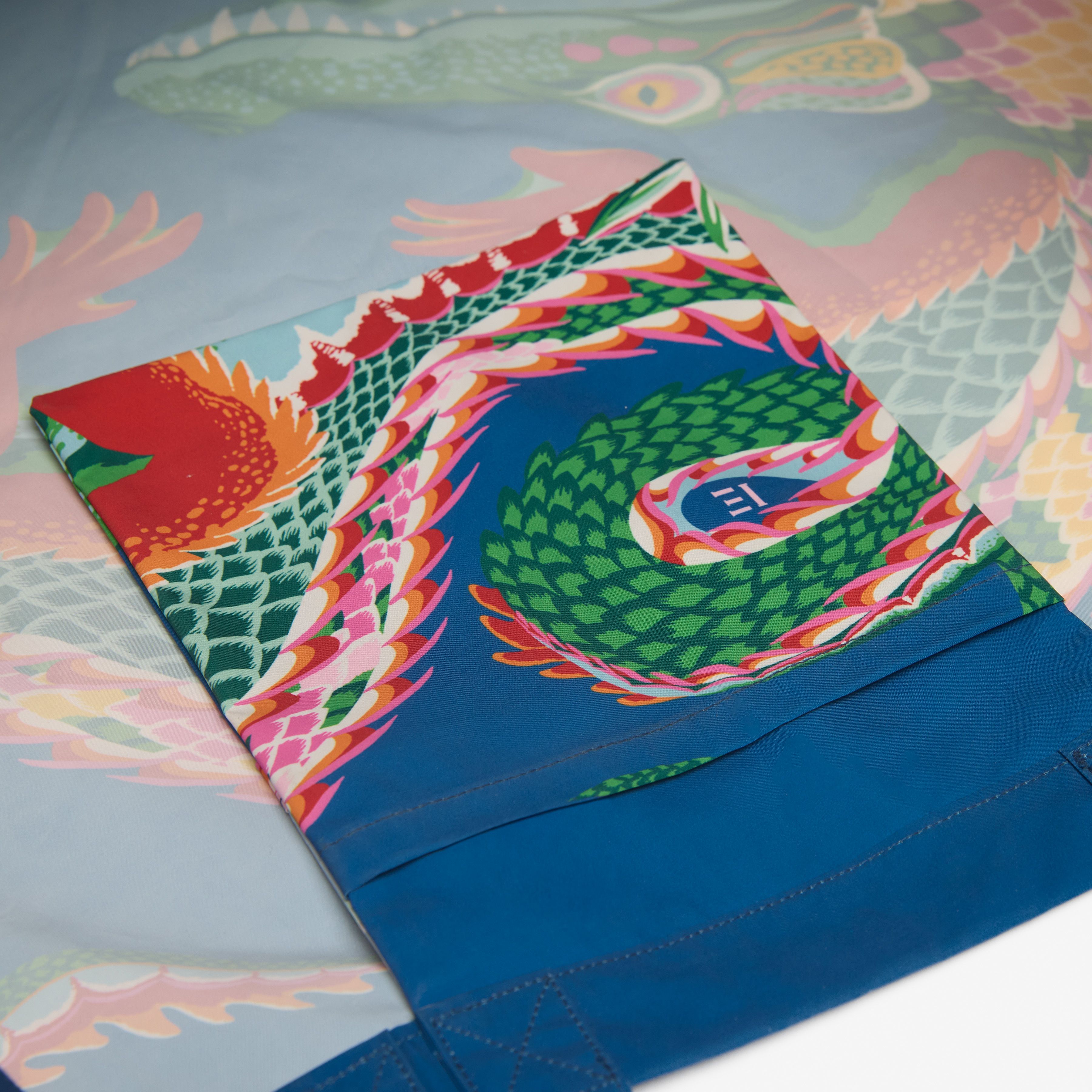 Maxi Shopper Bag - Croco - Multicolor