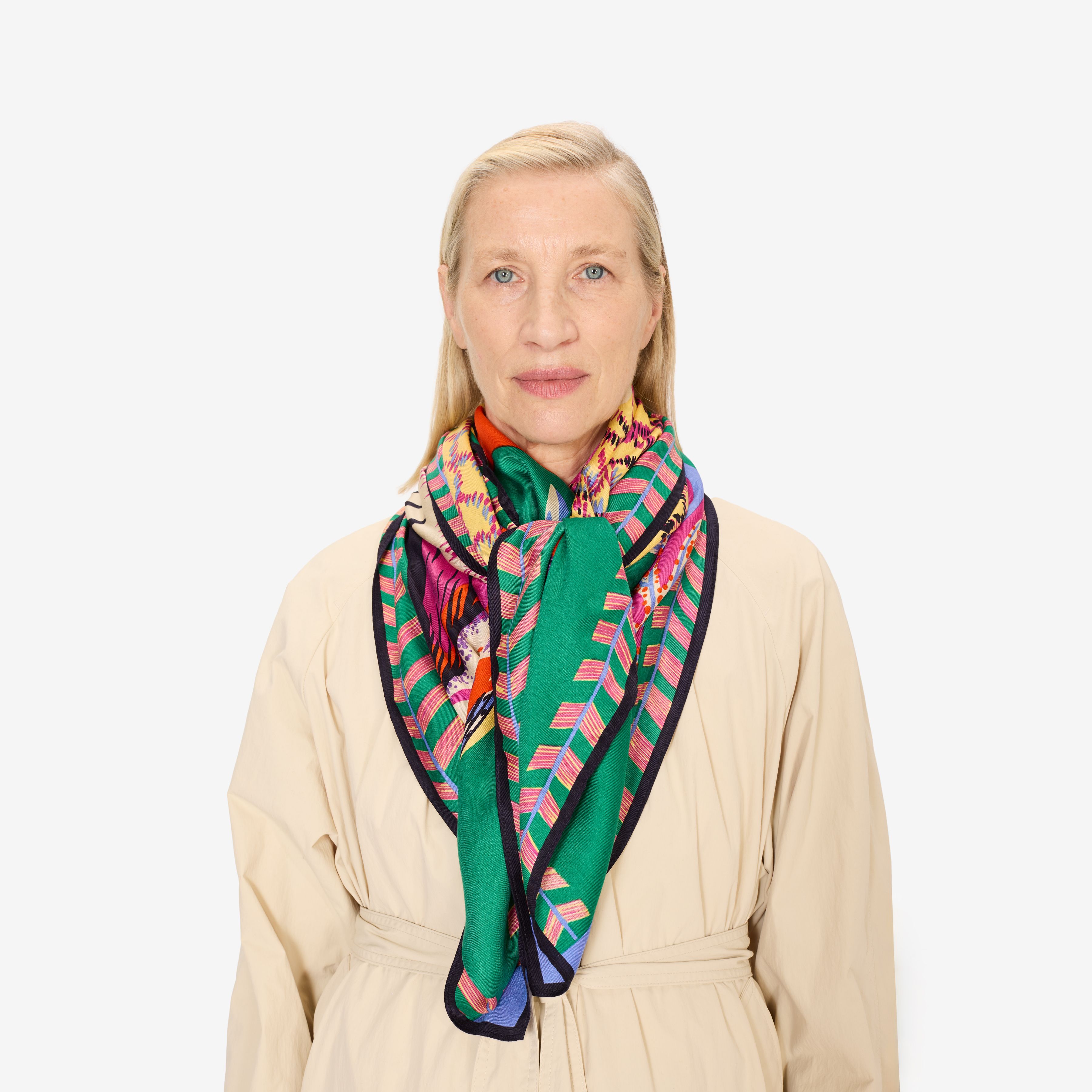 Square 130 - Toucan - Green