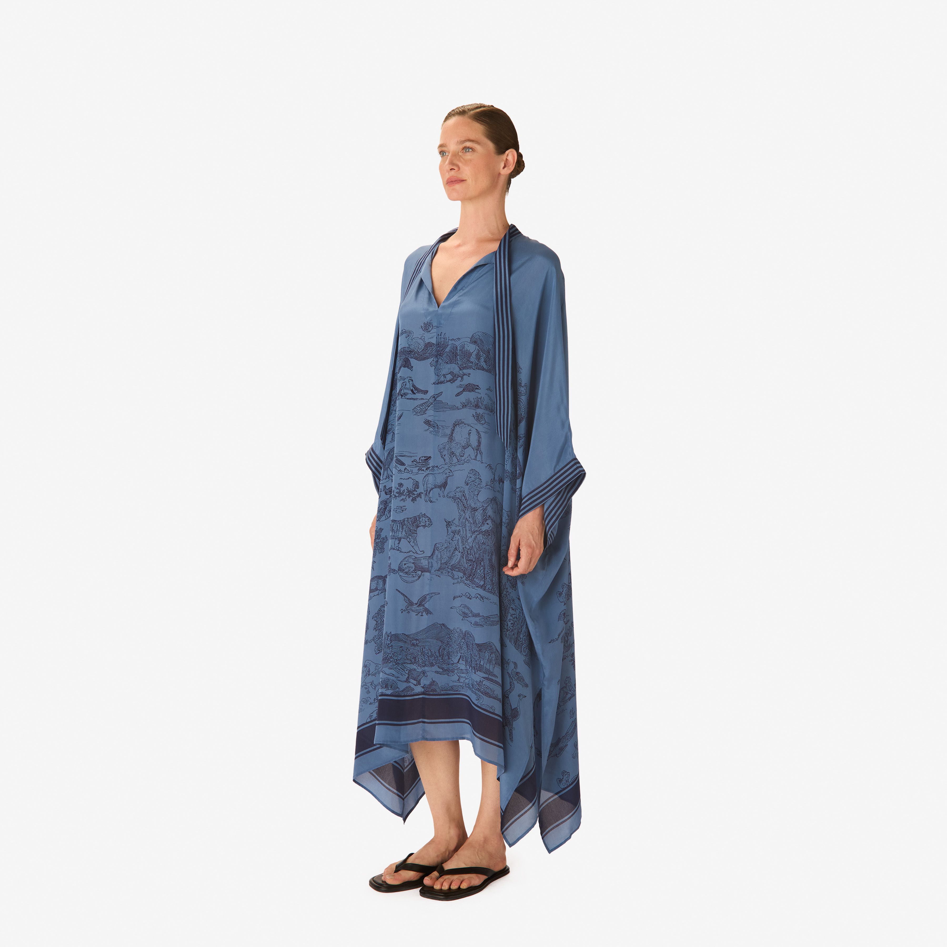 Kaftan Long – Reverie – Bleu Marine