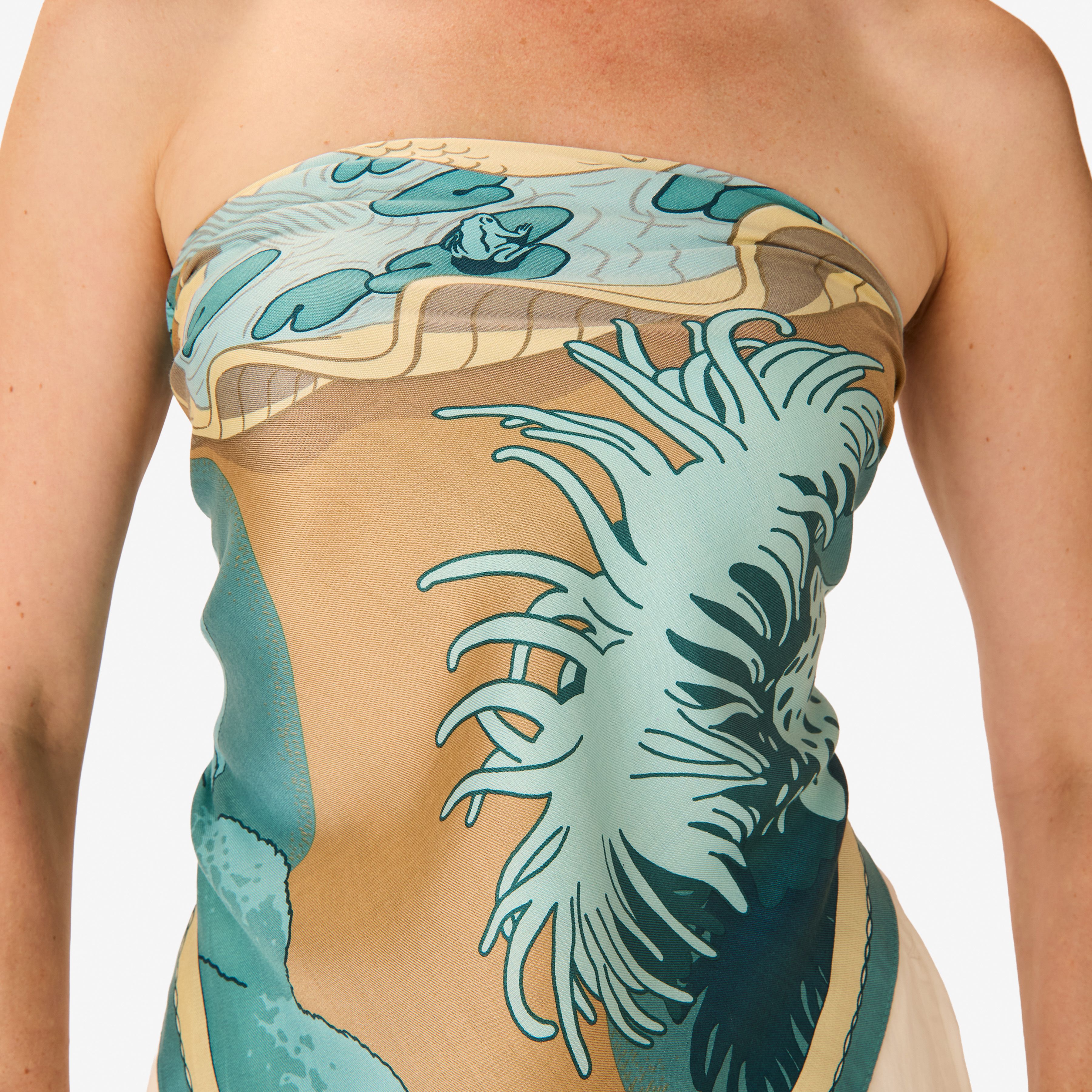 Square 100 - Jardin - Turquoise