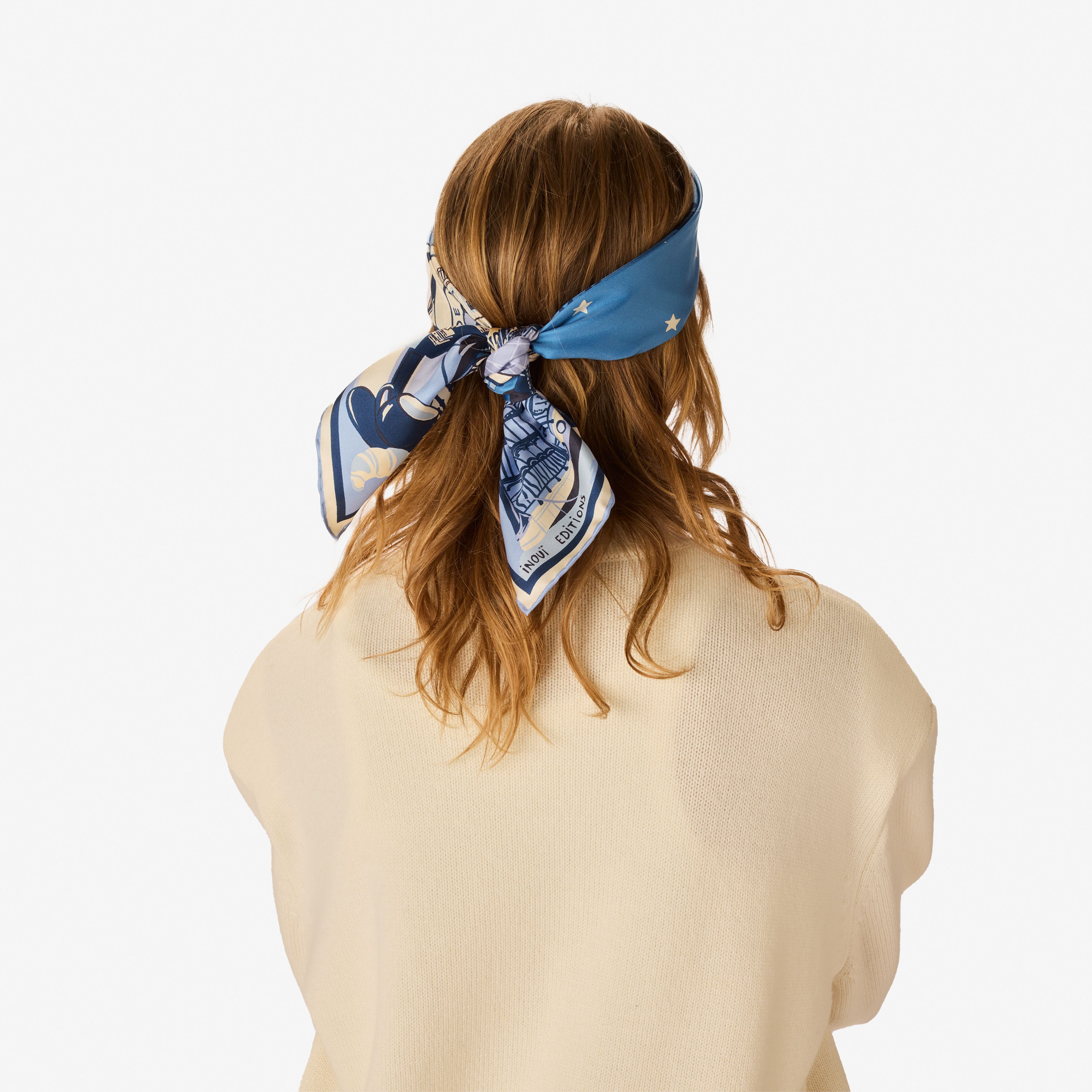 Quadratisches 70 - J'Aime Paris - Blau