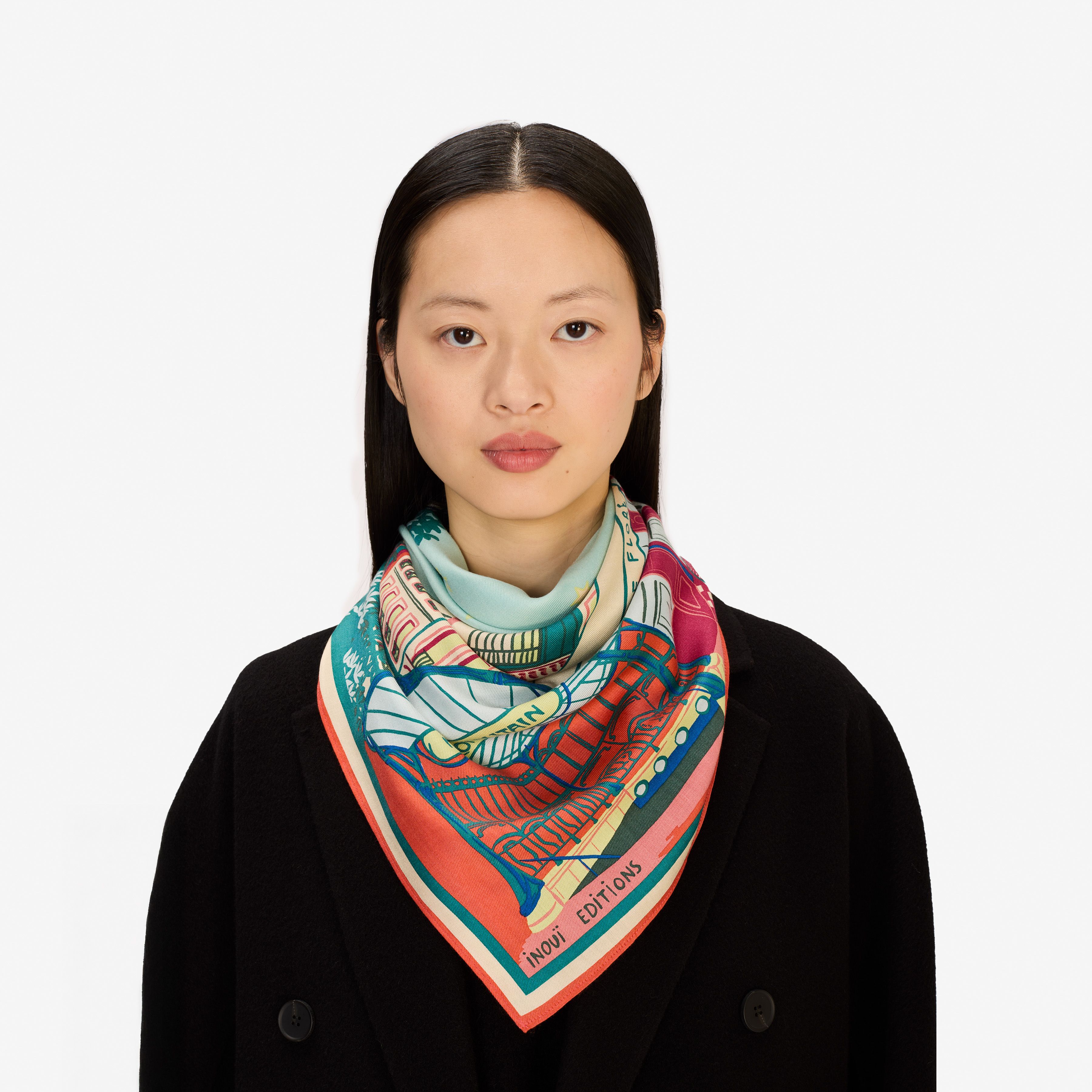 Silk Square 100 - J'Aime Paris - Multicolor