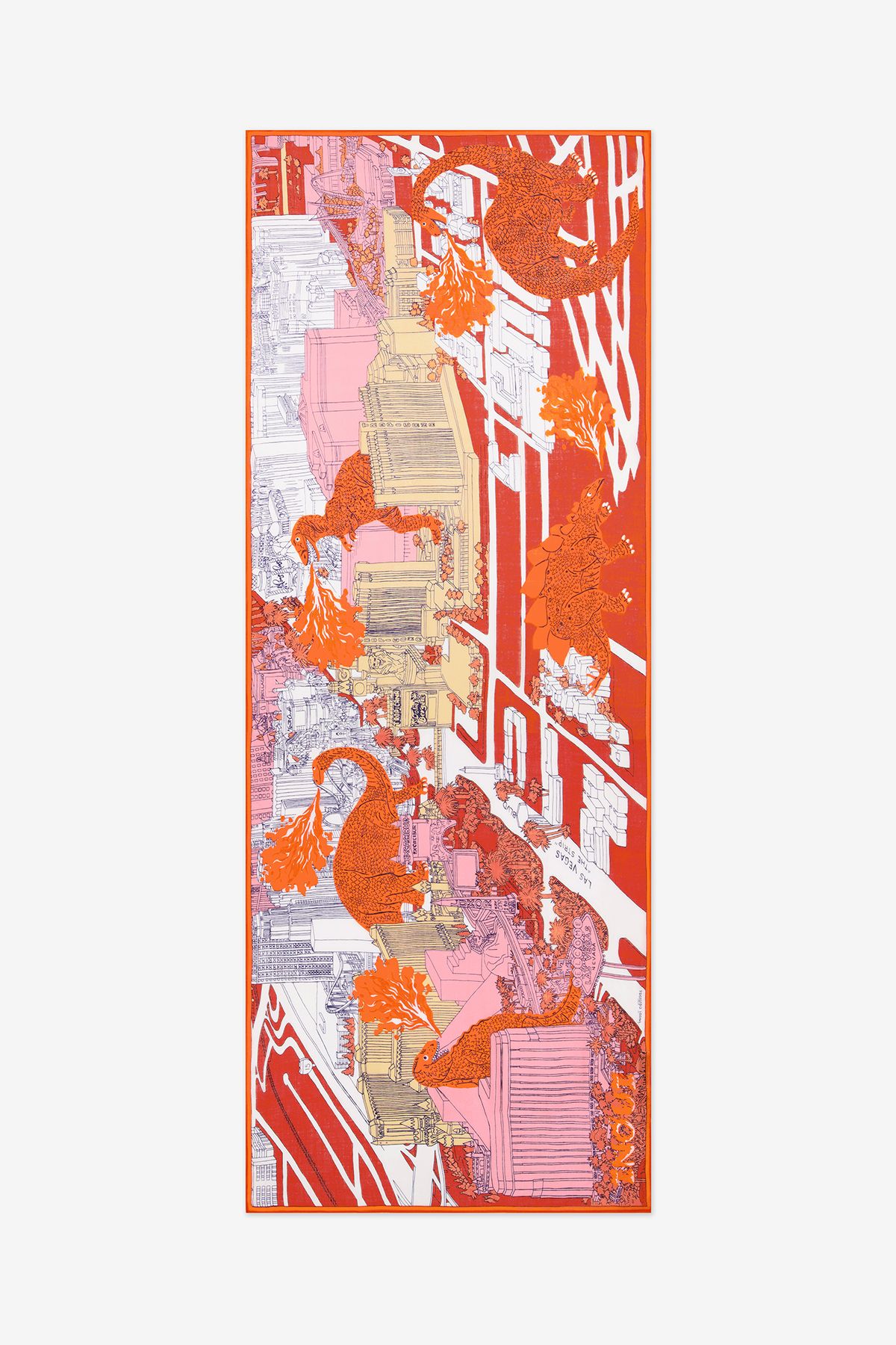 Écharpe 80 - Vegas - Orange