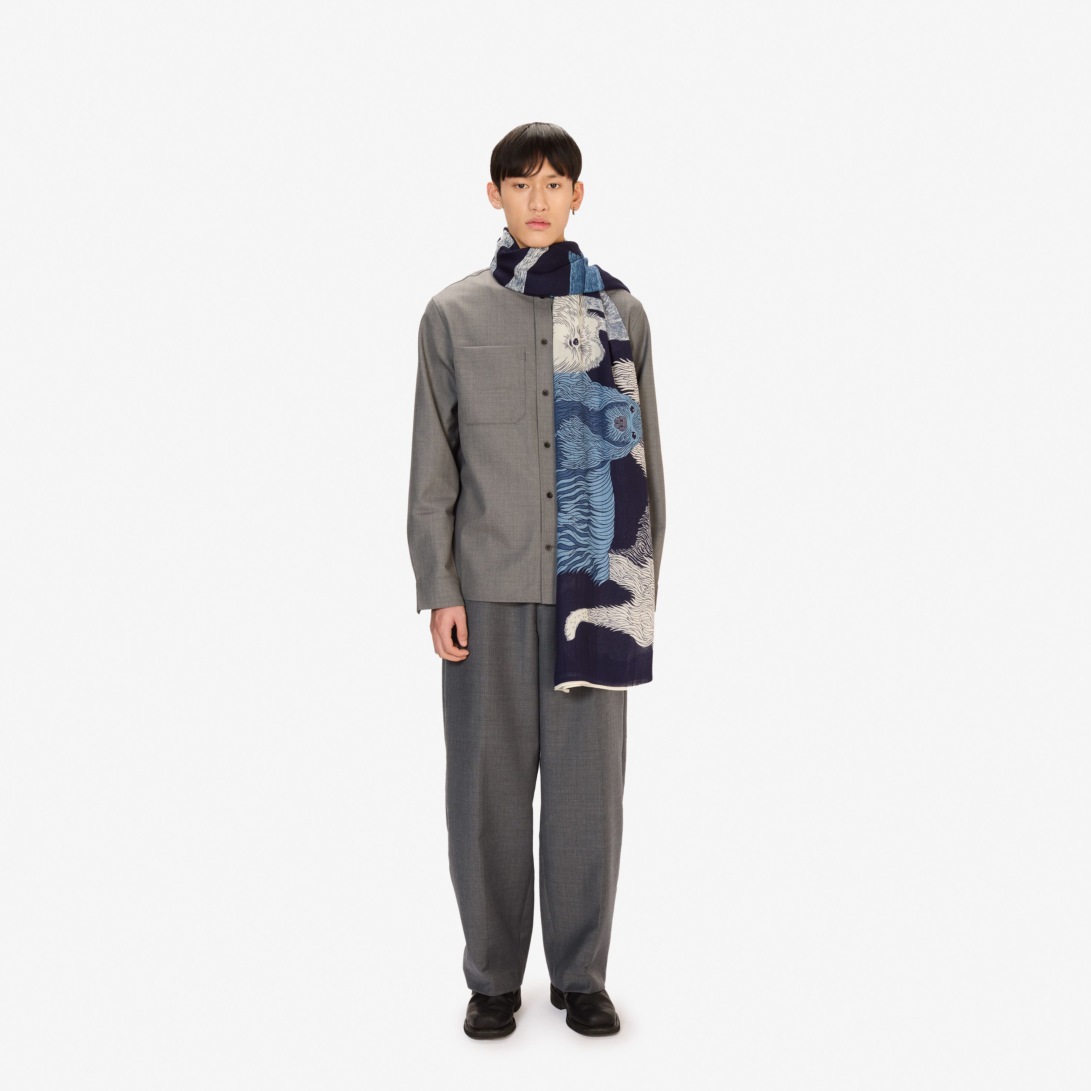 Scarf 100 - Toutou - Navy