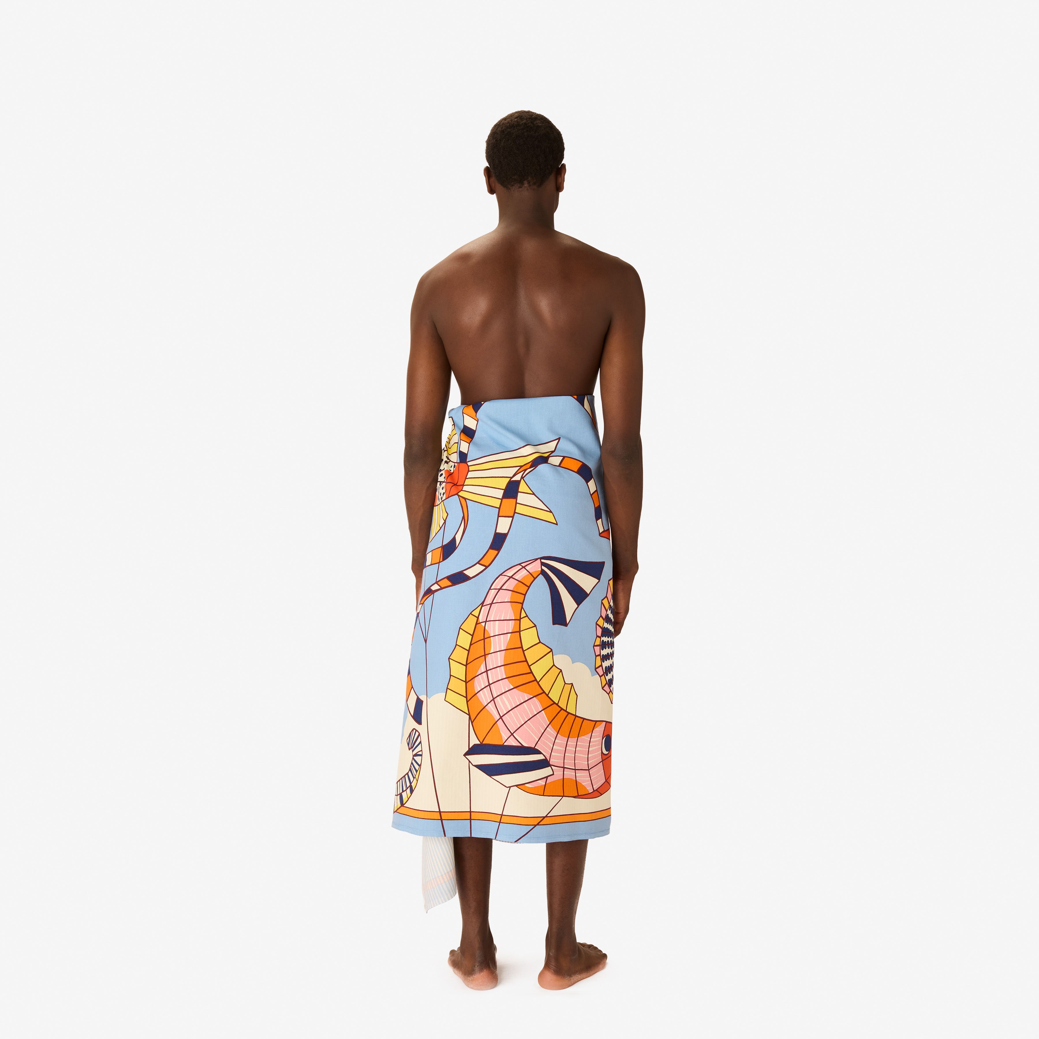 Fouta 100 - Cerfs Volants - Orange