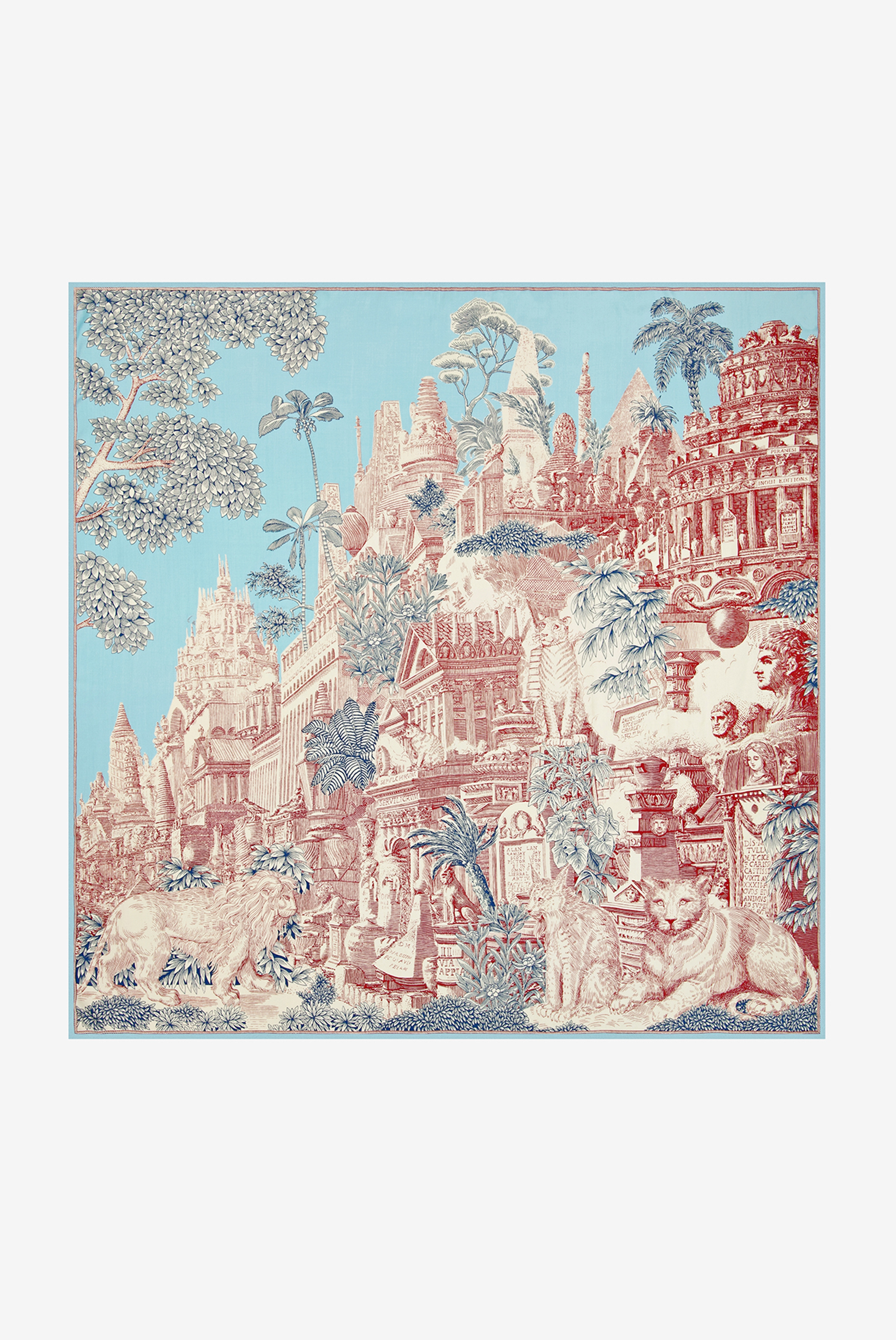 Carré 130 - Piranesi - Turquoise