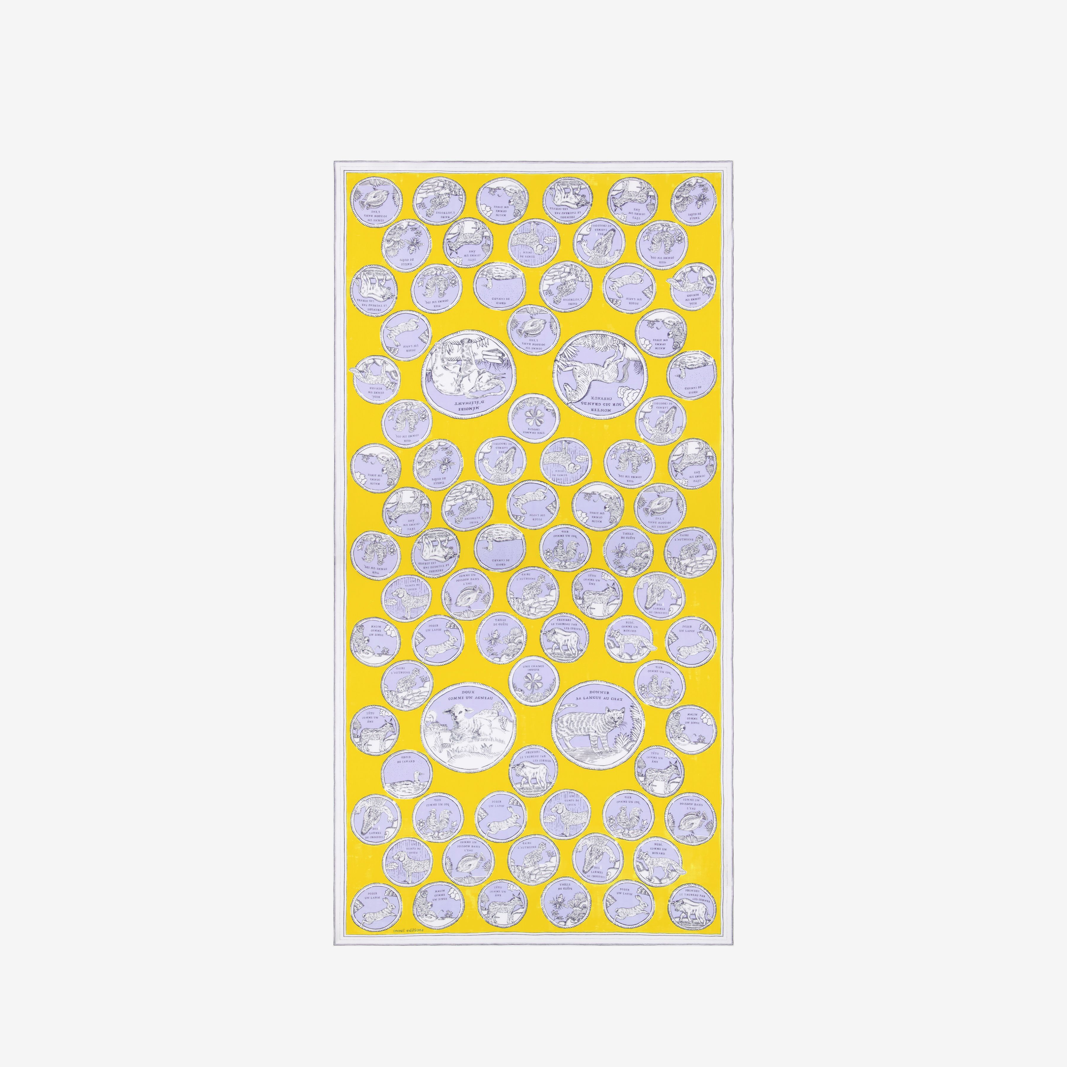 Schal 100 - Chance Inoui - Gelb