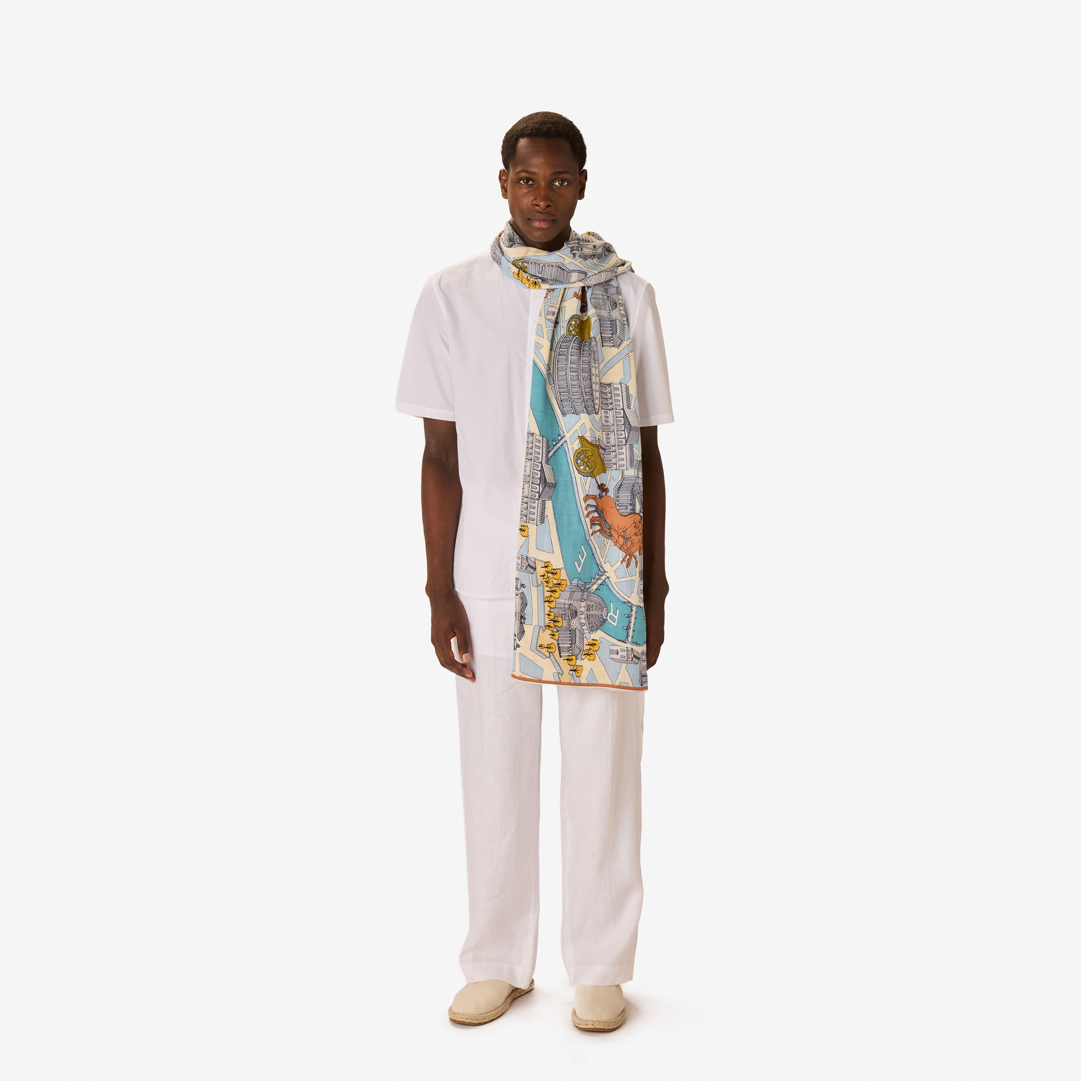 Écharpe 100 - Rome - Gris