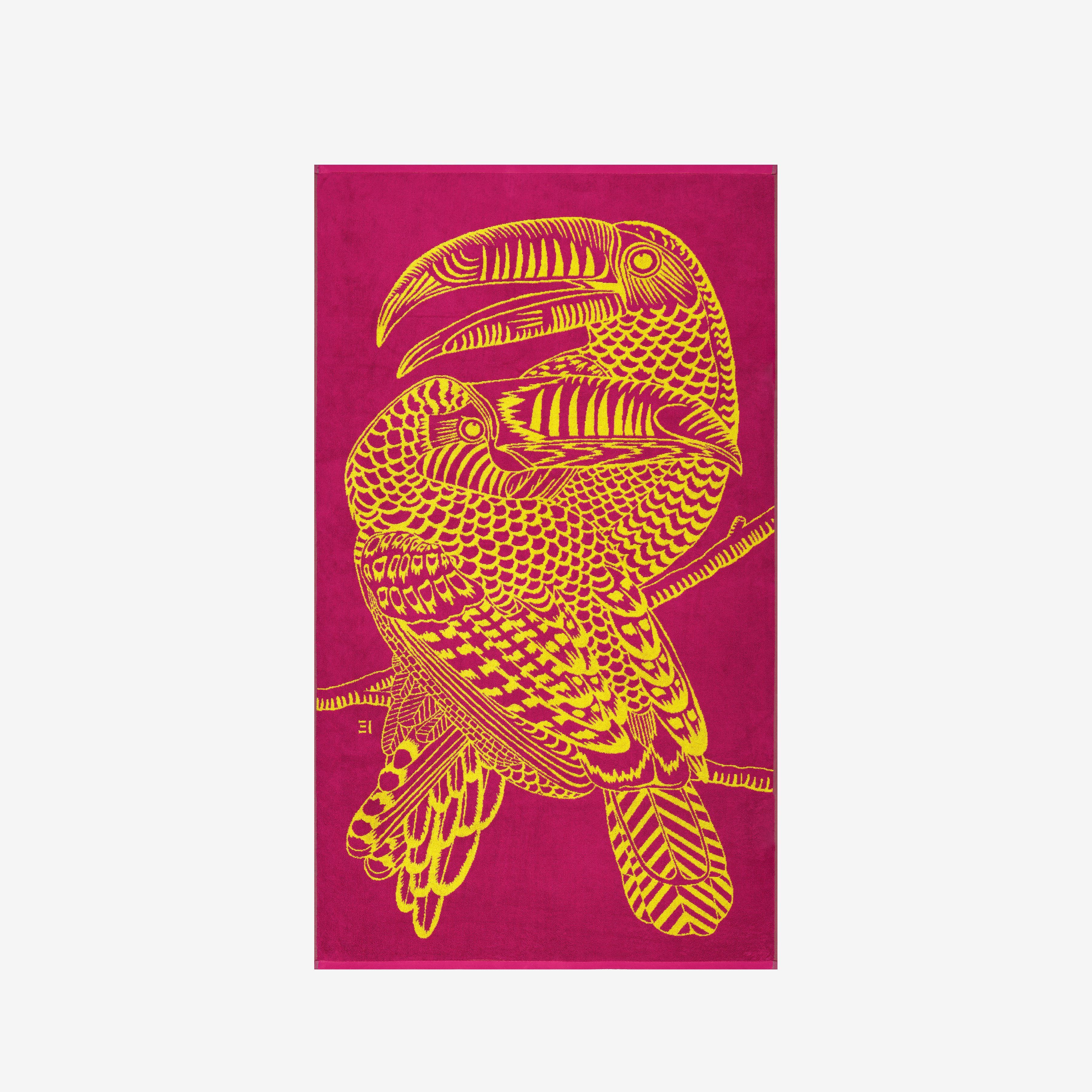 Beach Towel - Toucan - Yellow