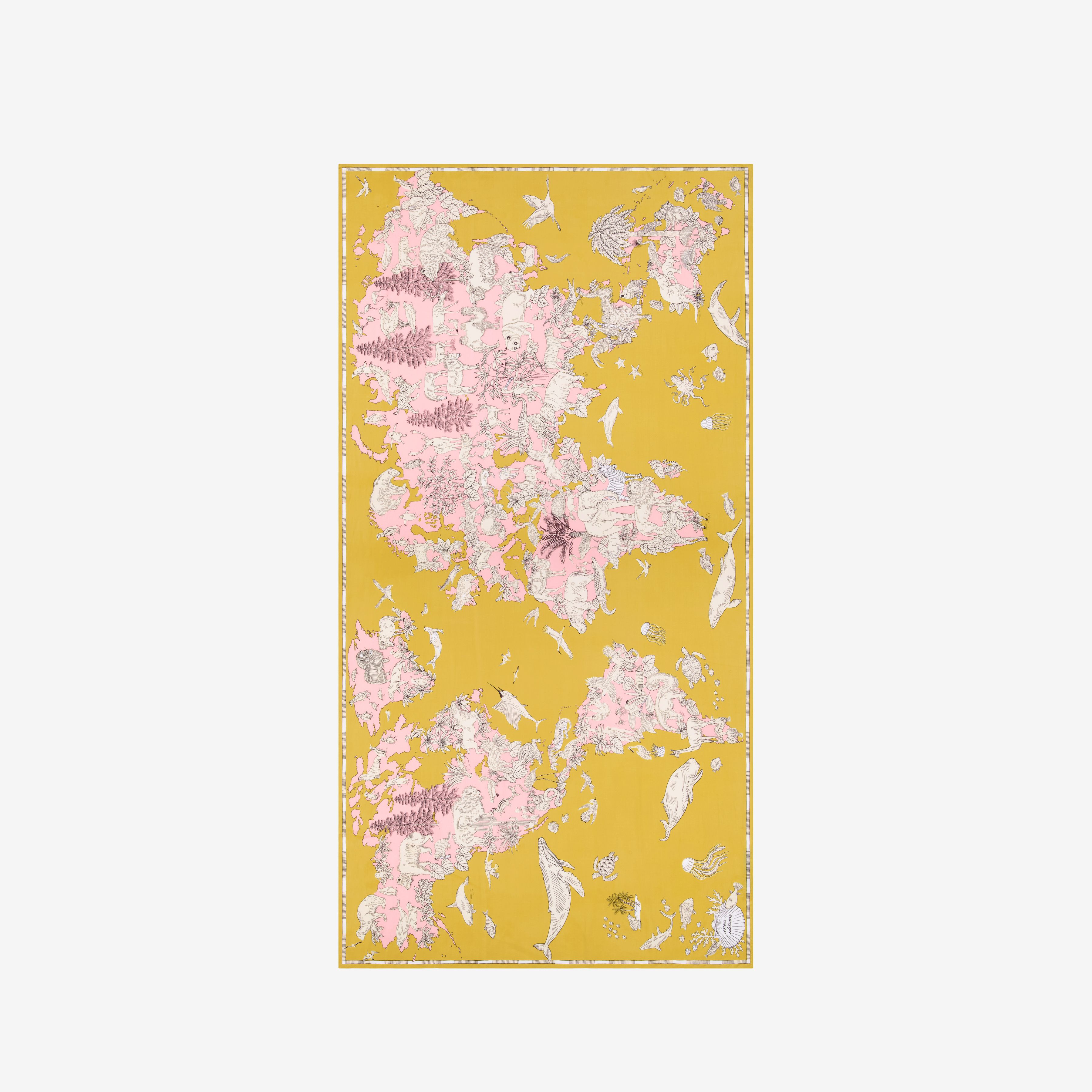 Schal 100 - Atlas - Gelb