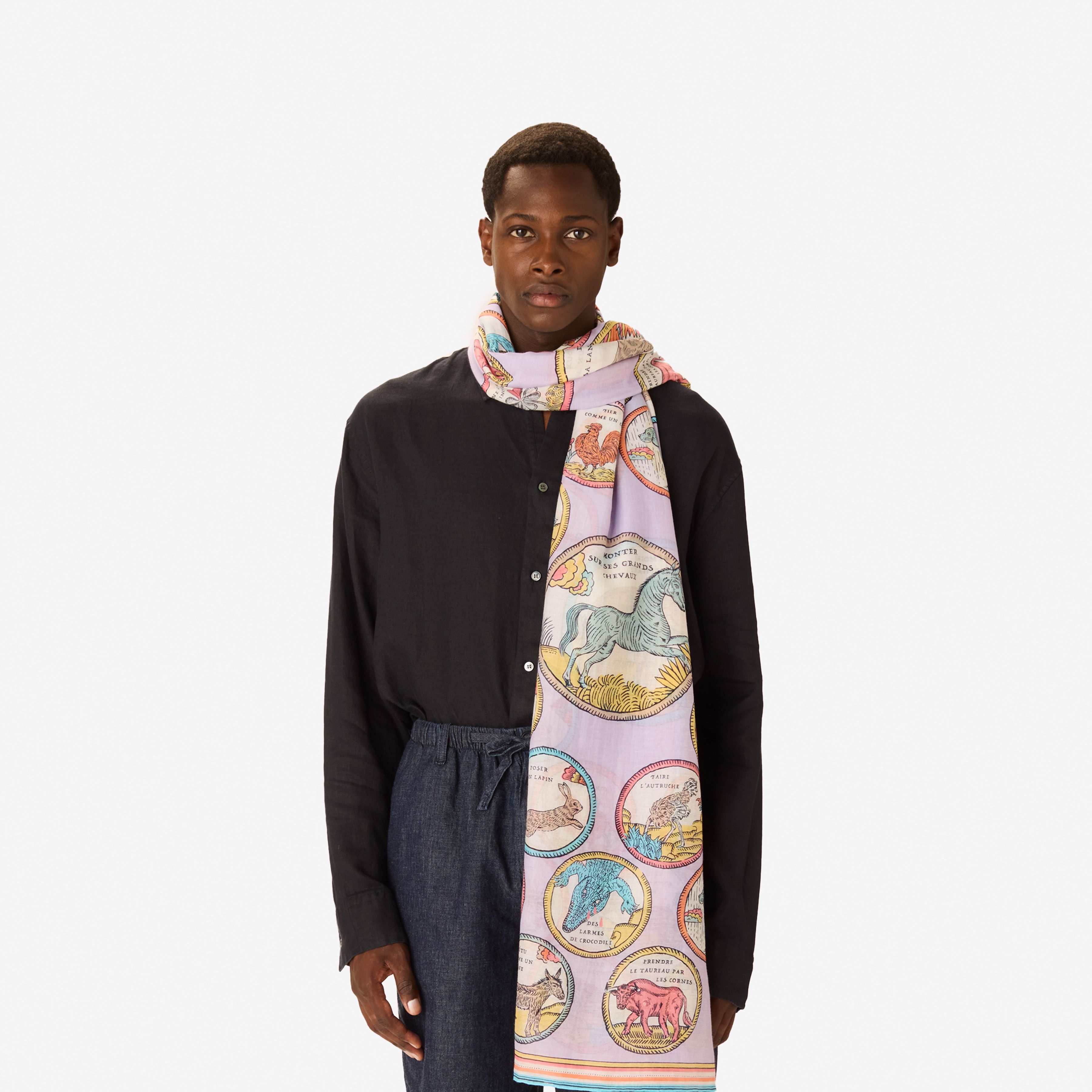 Écharpe 100 - Chance Inoui - Lila