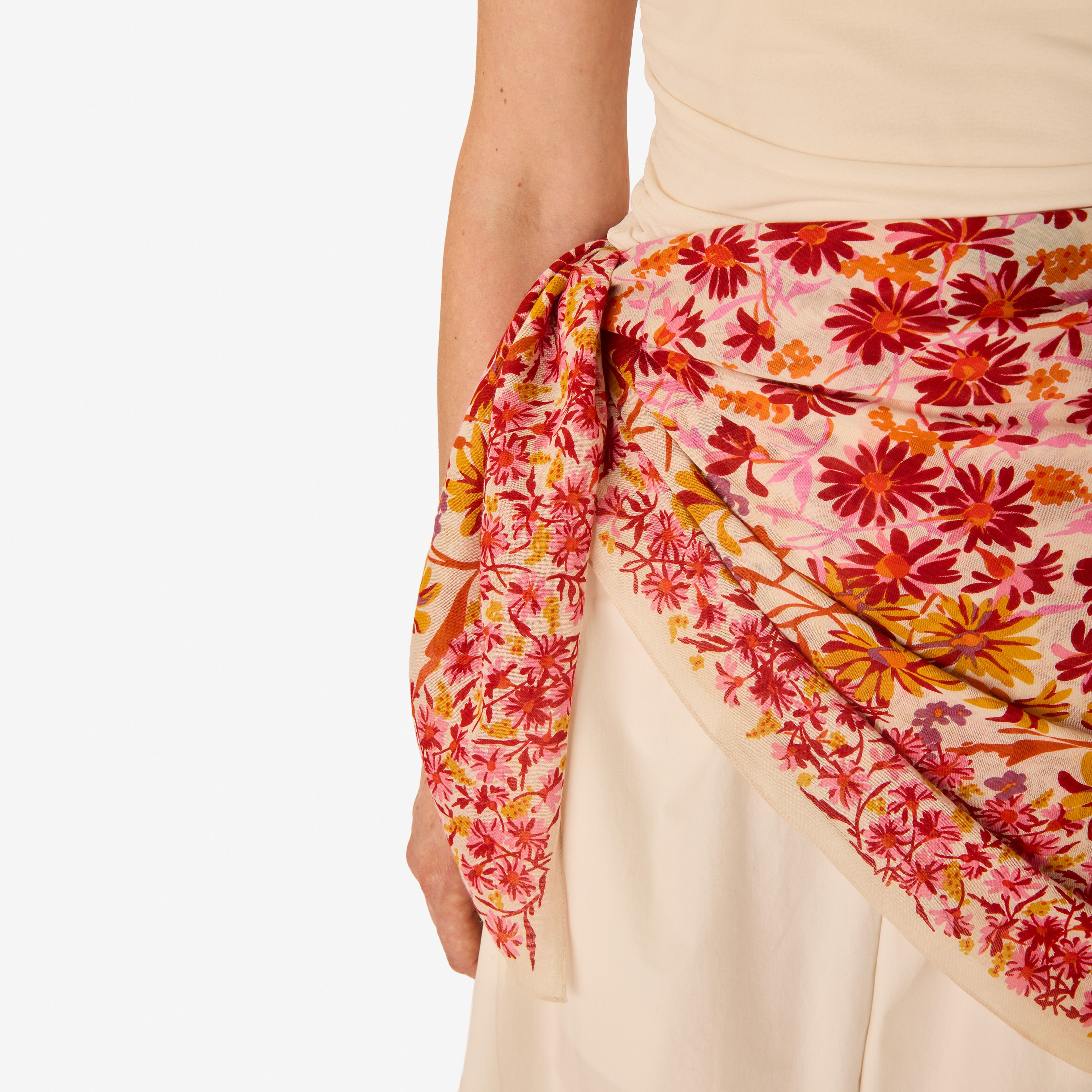 Carré 100 - Faust - Rose