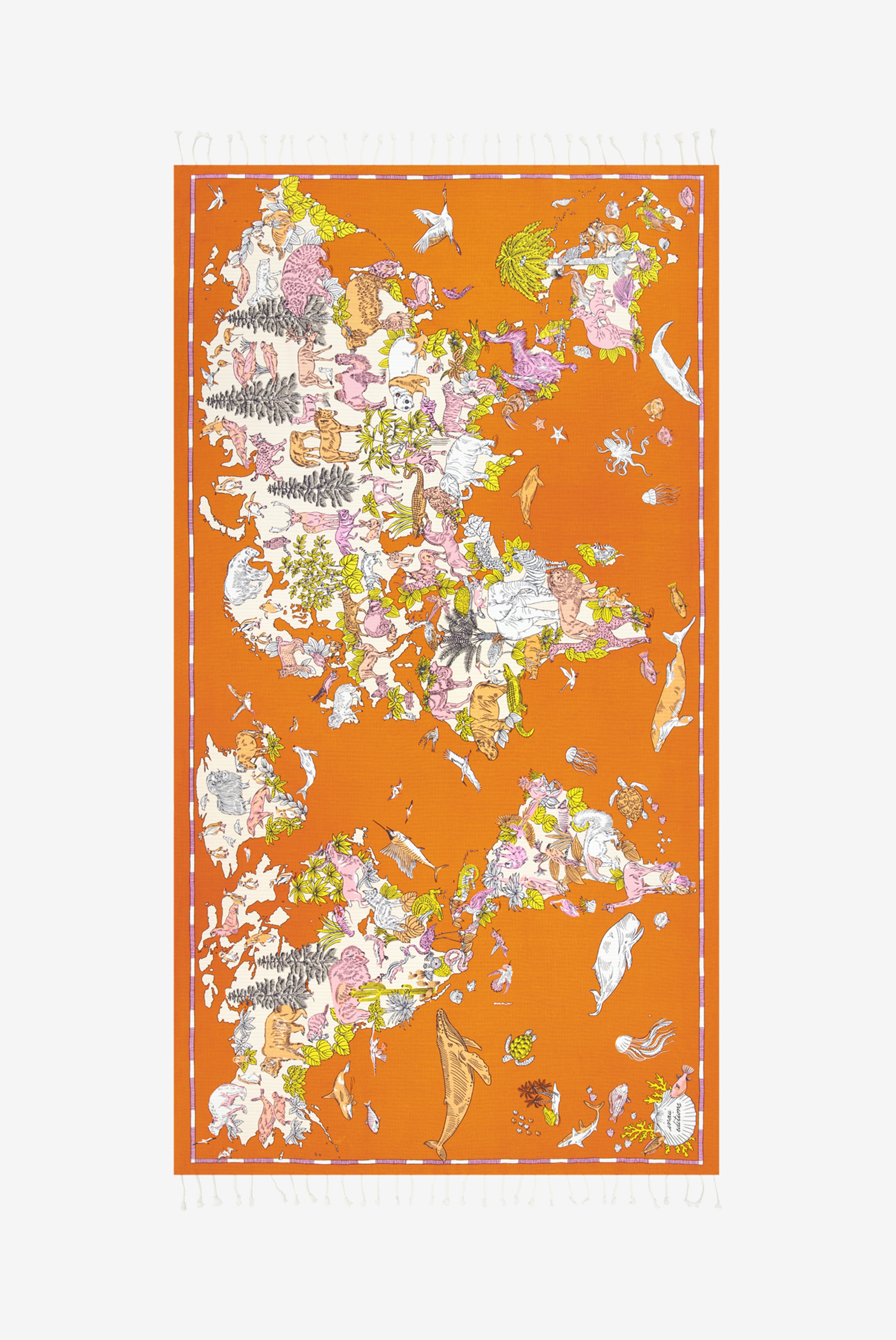 Fouta 100 - Atlas - Orange