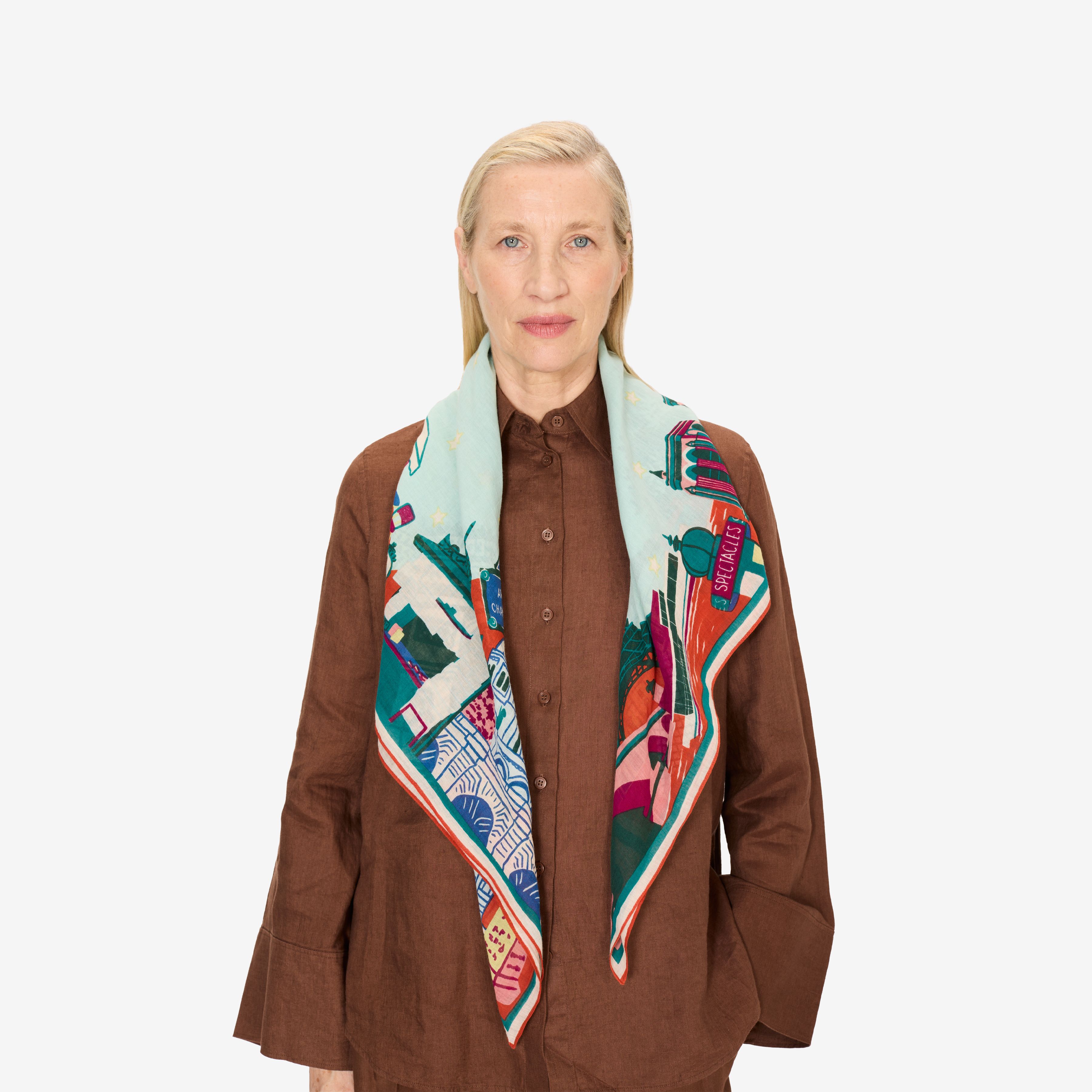 Carré 100 - J'Aime Paris - Multicolore