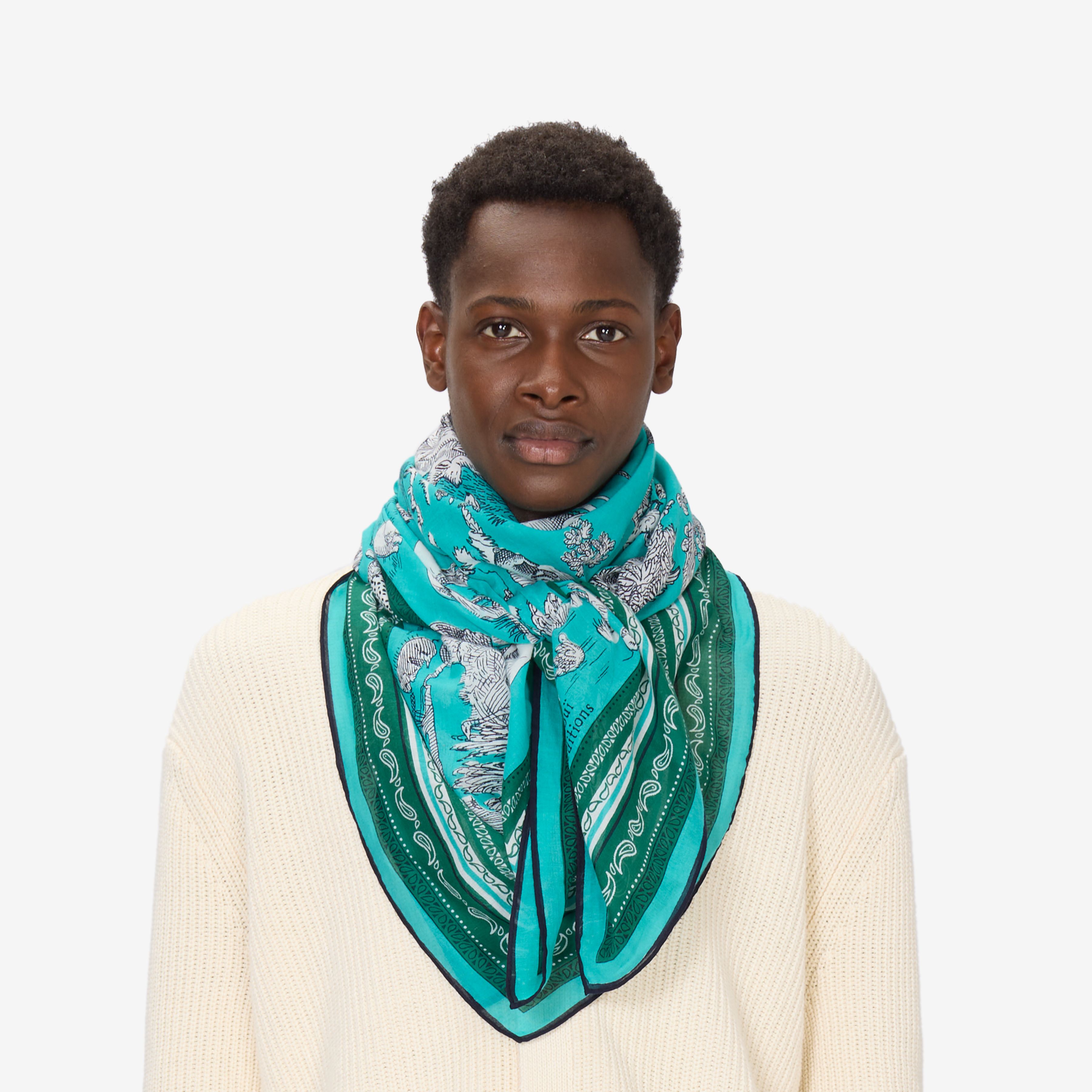 Square 130 - Reverie - Turquoise