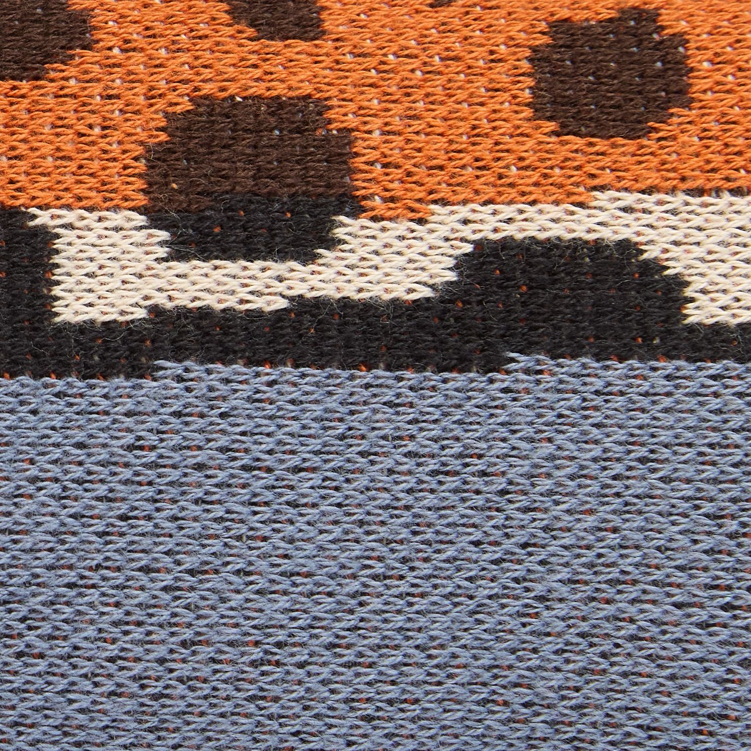 Plaid 130 - Leopard - Bleu