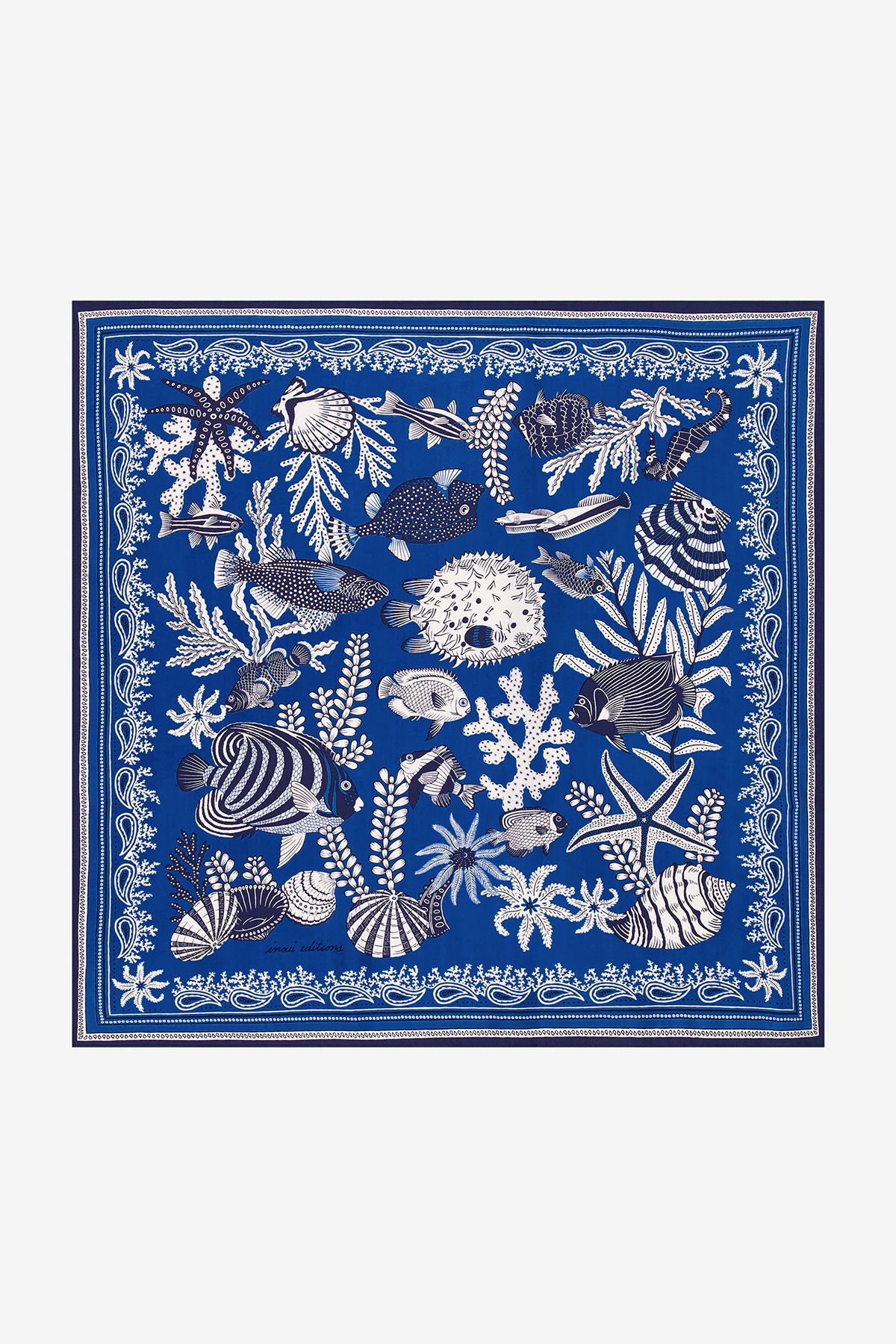 Carré 65 - Neptune - Bleu