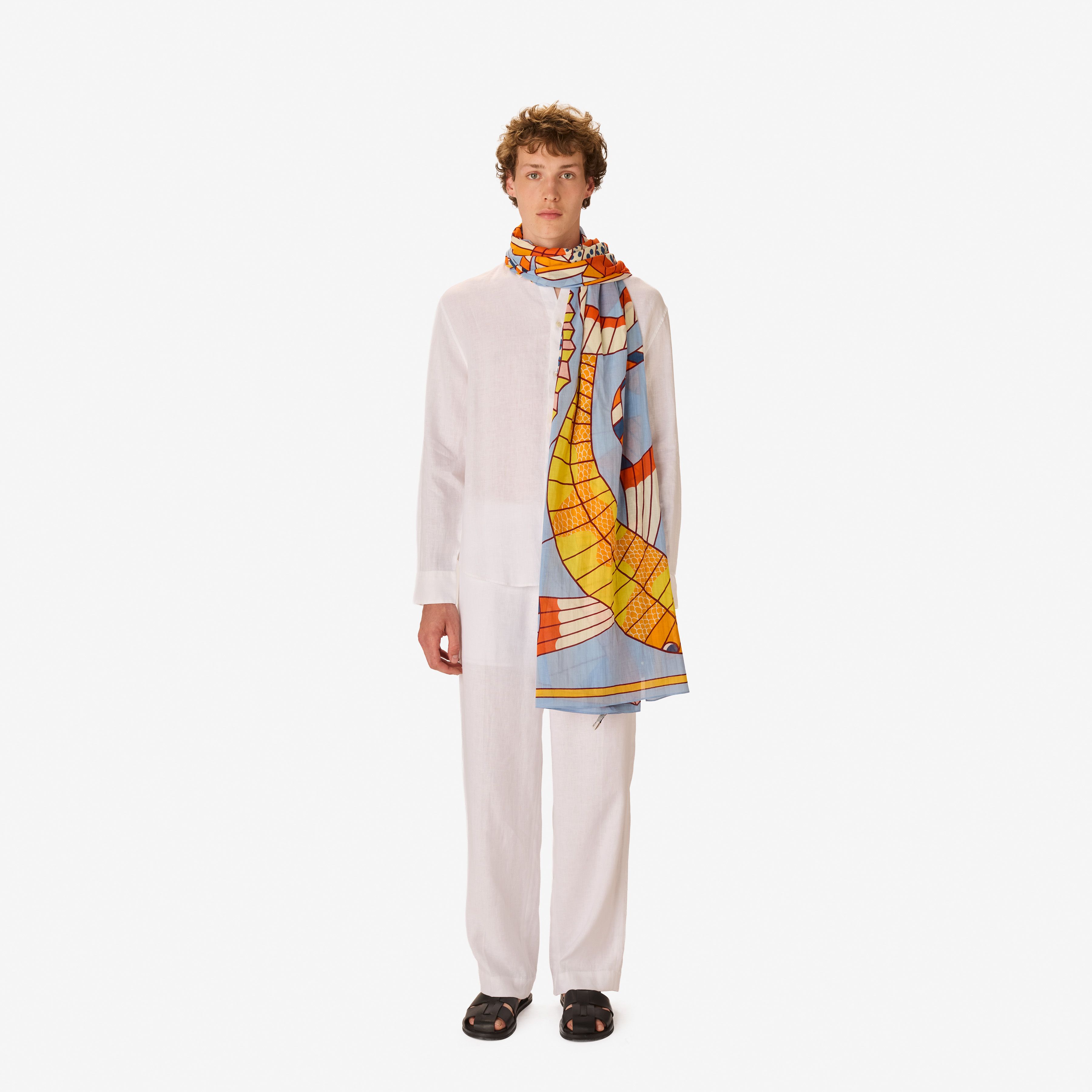 Scarf 100 - Cerfs Volants - Orange