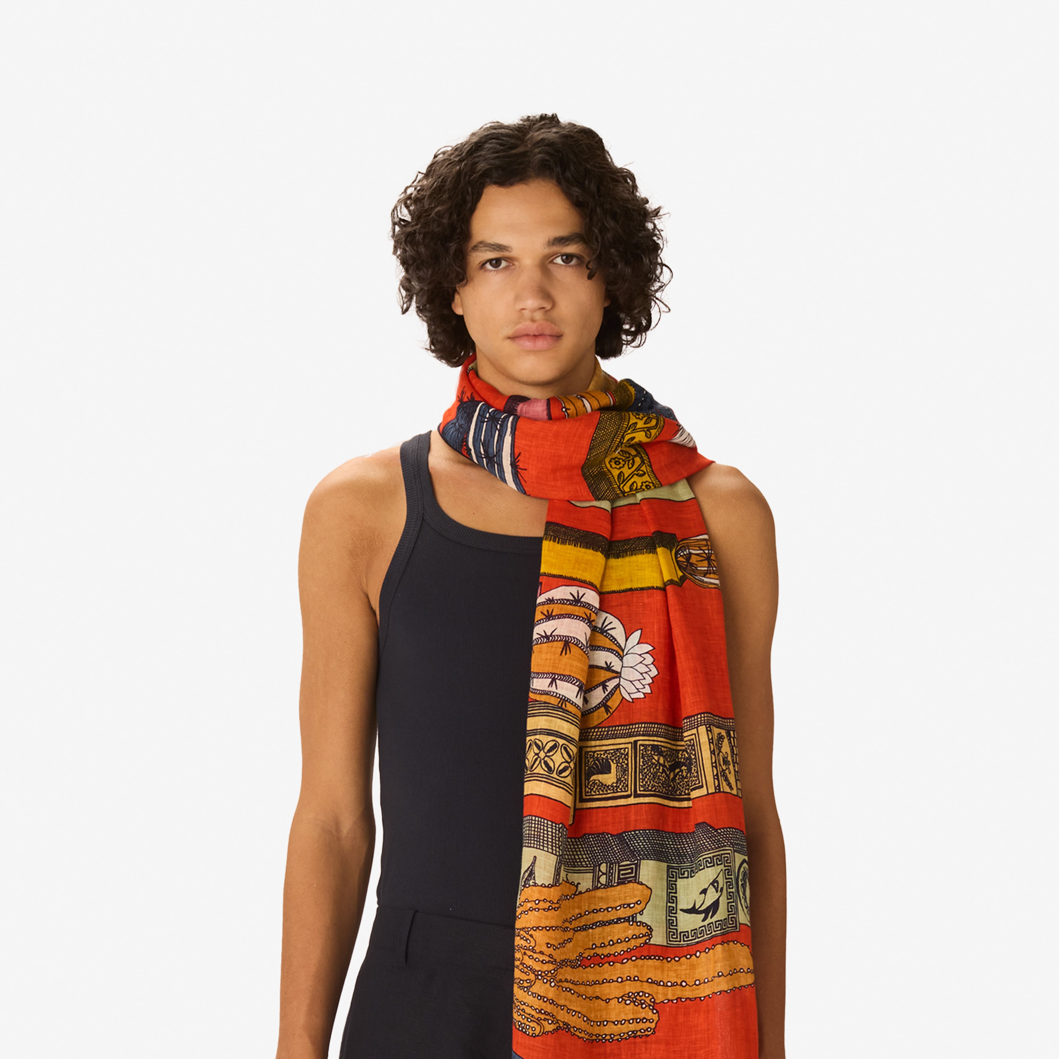 Scarf 100 - Tequila - Orange