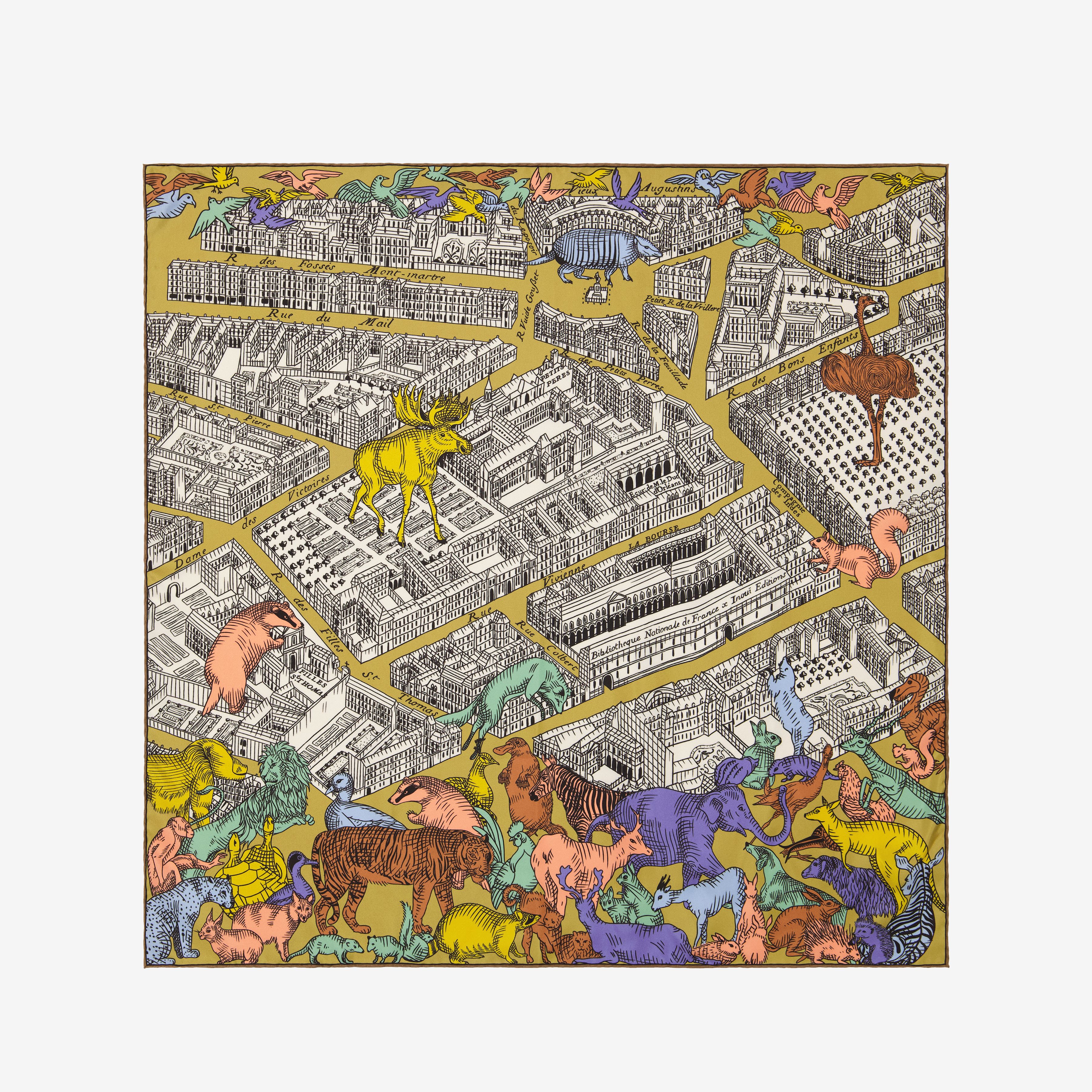 Pañuelo 70 - Turgot - Amarillo