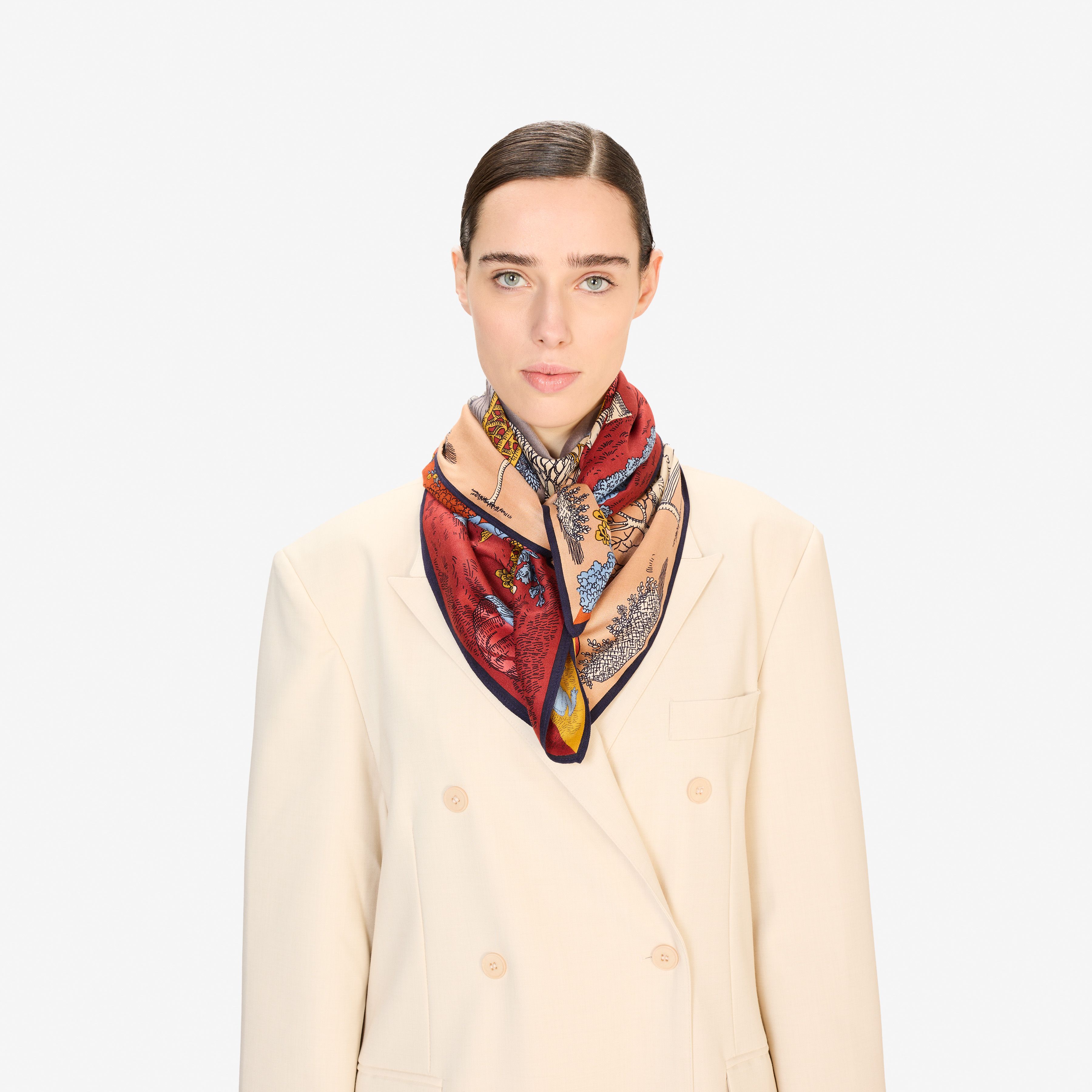 Quadratisches 100 - Quatre Saisons - Herbst